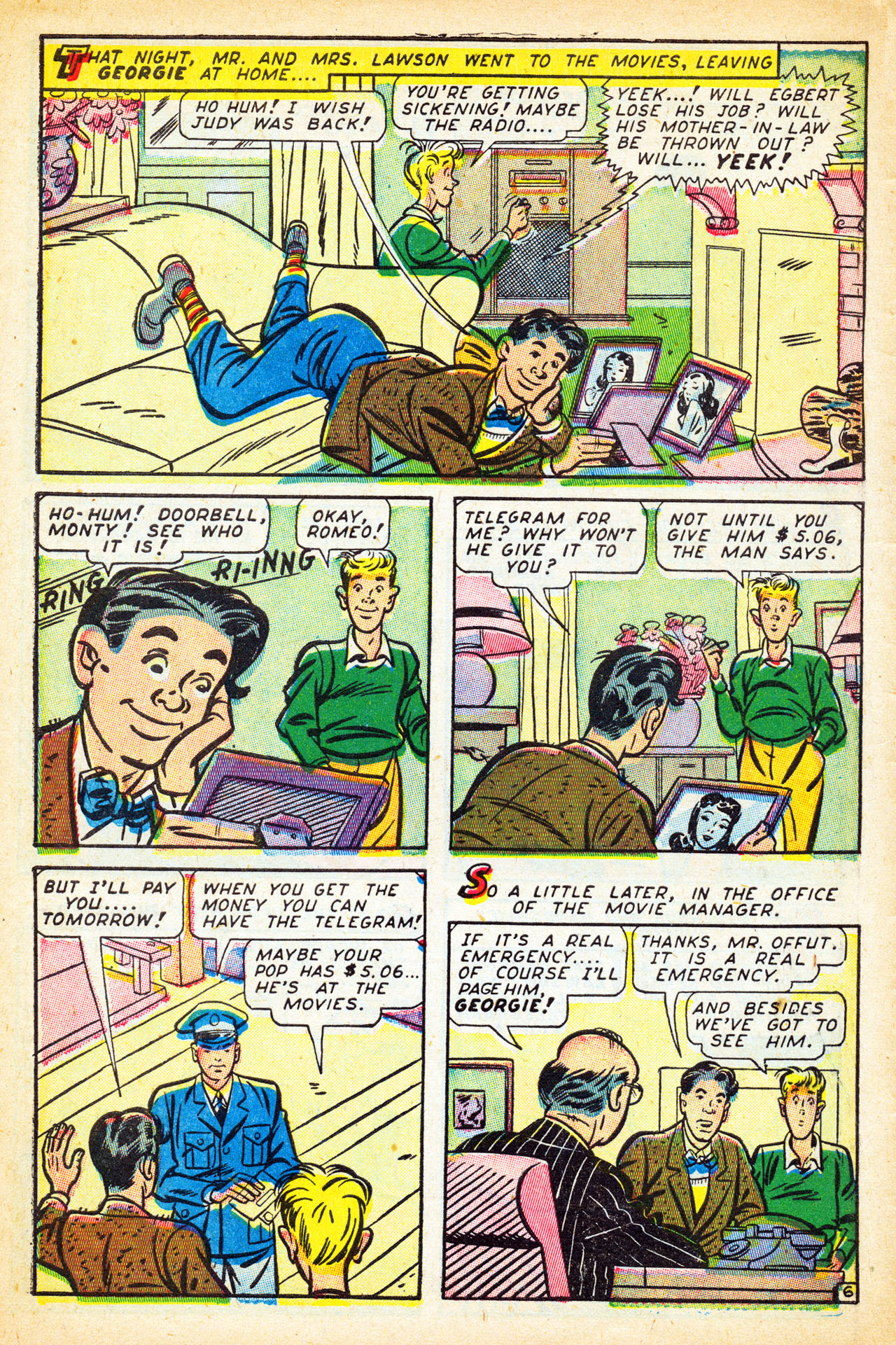 Read online Georgie Comics (1945) comic -  Issue #6 - 46