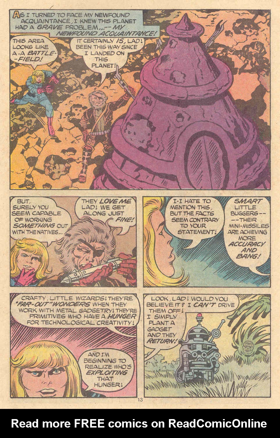 Read online Captain Victory and the Galactic Rangers (1981) comic -  Issue #12 - 17