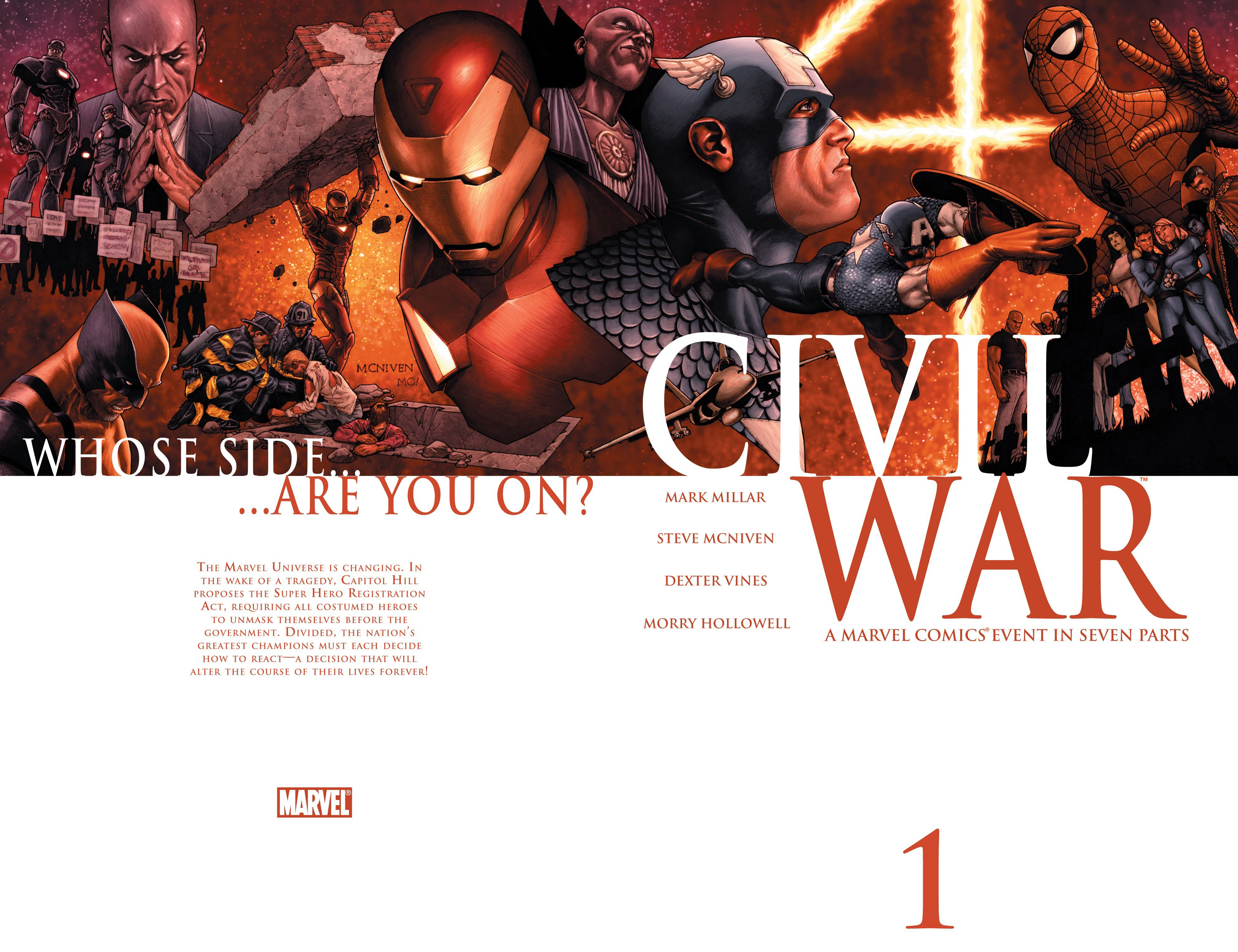 Read online Civil War (2006) comic - Issue #1