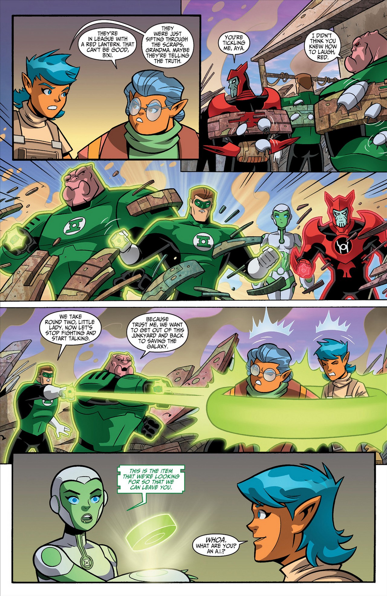 Read online Green Lantern: The Animated Series comic -  Issue #11 - 11