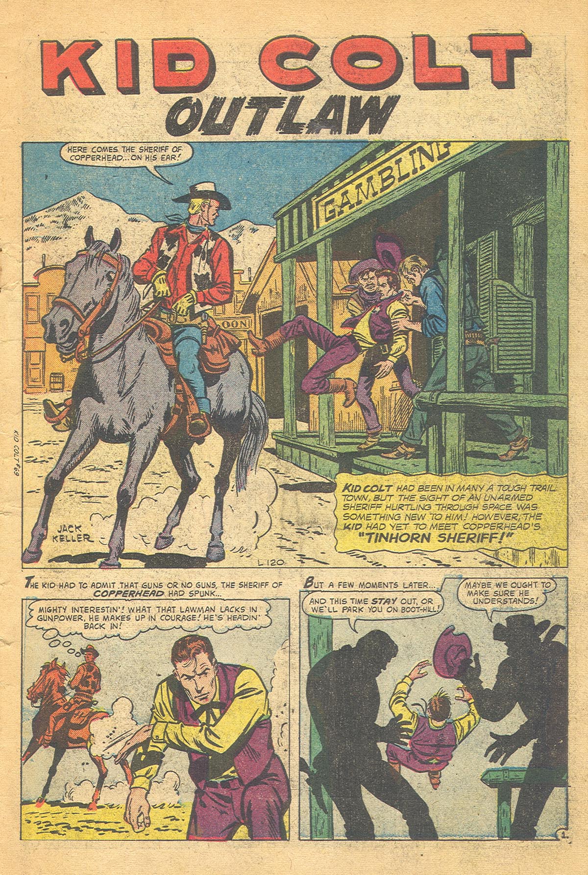 Read online Kid Colt Outlaw comic -  Issue #69 - 3