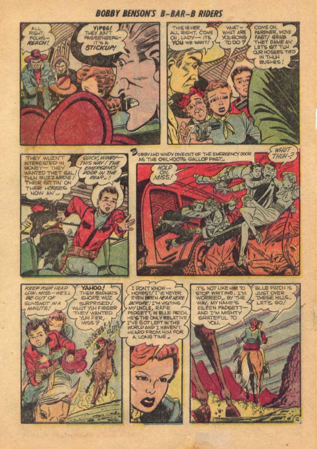 Read online Bobby Benson's B-Bar-B Riders comic -  Issue #15 - 20