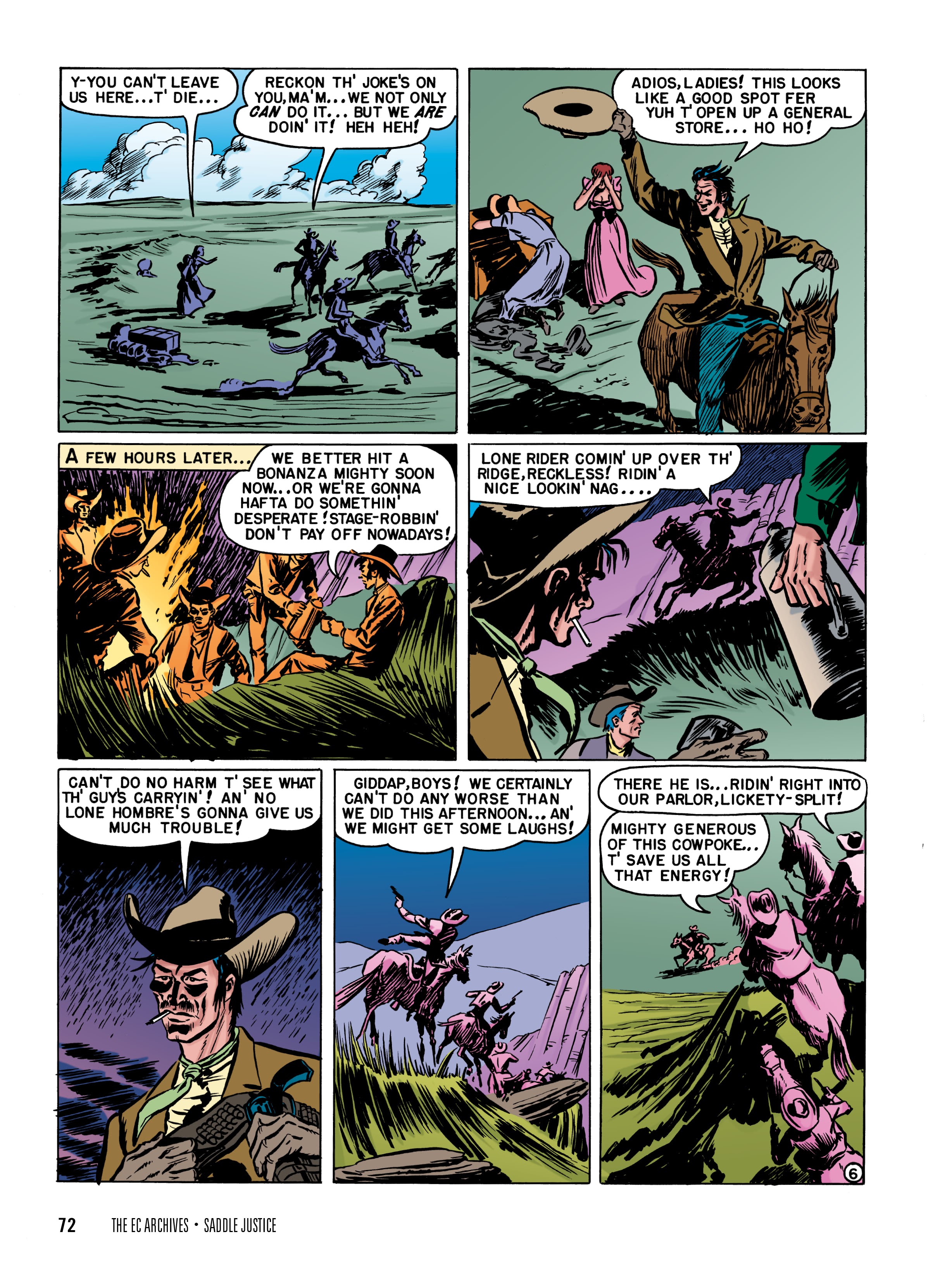 Read online The EC Archives: Saddle Justice comic -  Issue # TPB (Part 1) - 74