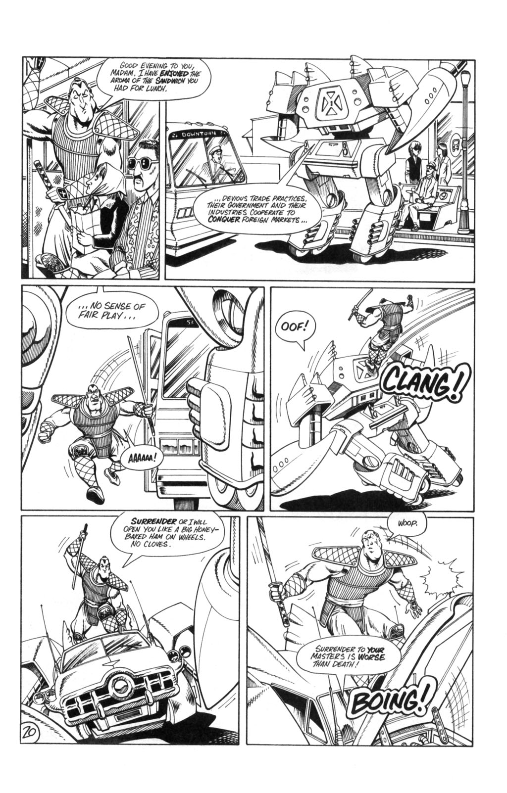 Read online Paul the Samurai (1992) comic -  Issue #1 - 22