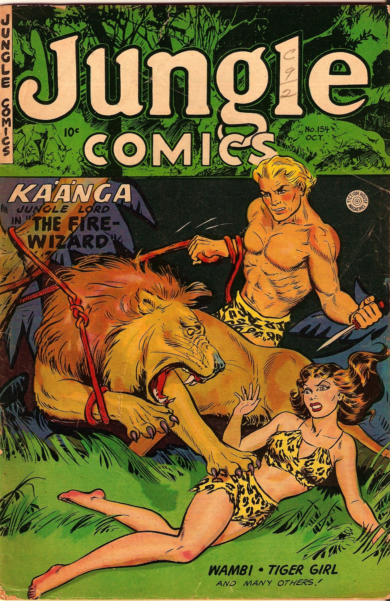 Read online Jungle Comics comic -  Issue #154 - 1