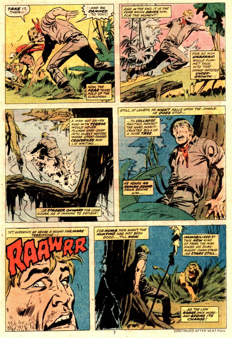 Read online Tarzan (1977) comic -  Issue #1 - 6