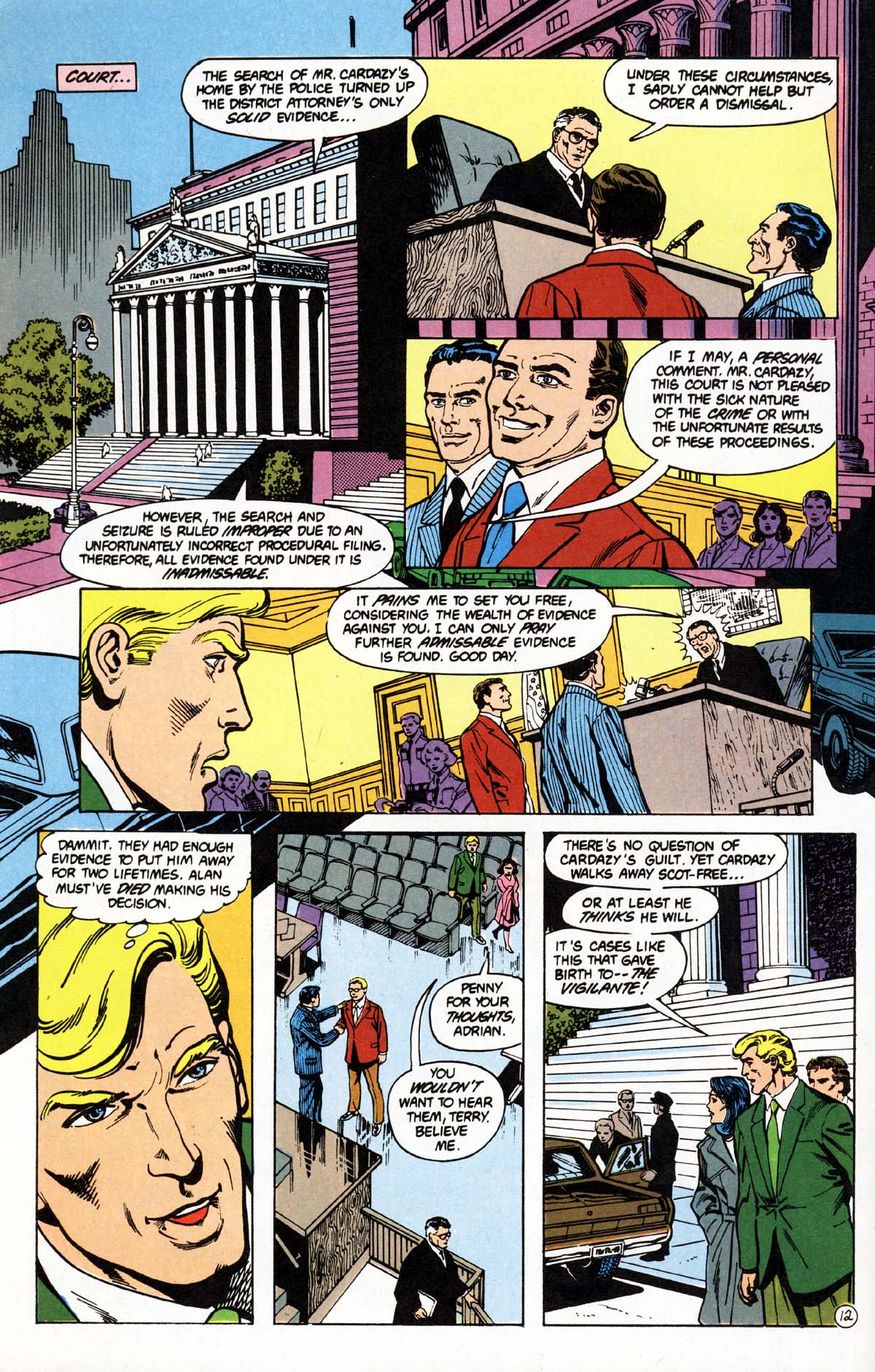 Read online Vigilante (1983) comic -  Issue #8 - 13