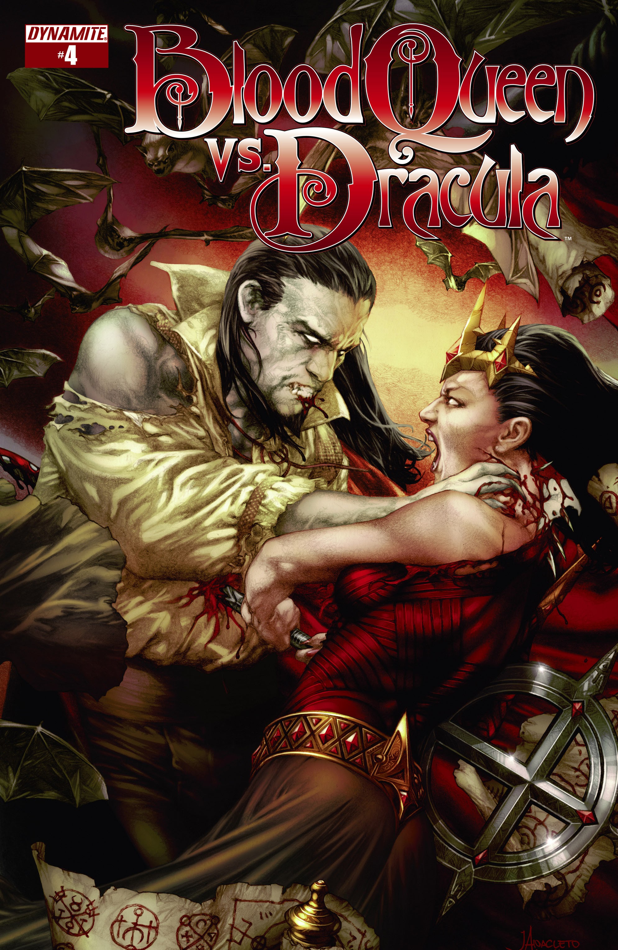 Read online Blood Queen Vs. Dracula comic -  Issue #4 - 1