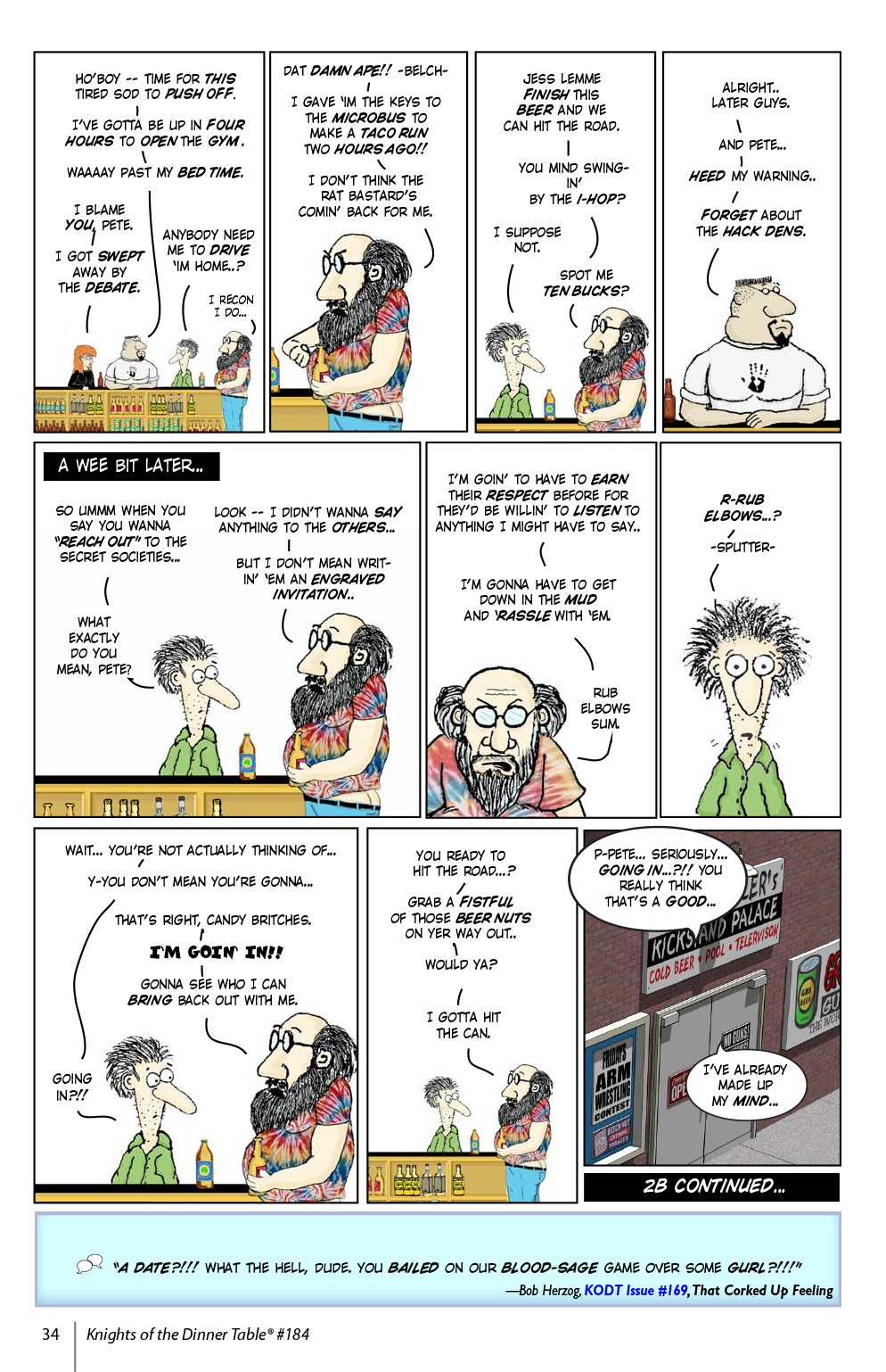 Read online Knights of the Dinner Table comic -  Issue #184 - 36