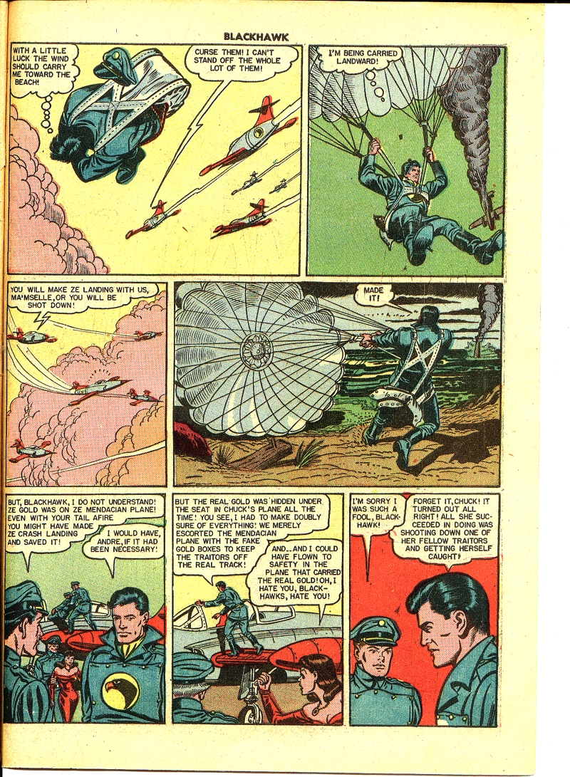 Read online Blackhawk (1957) comic -  Issue #42 - 49