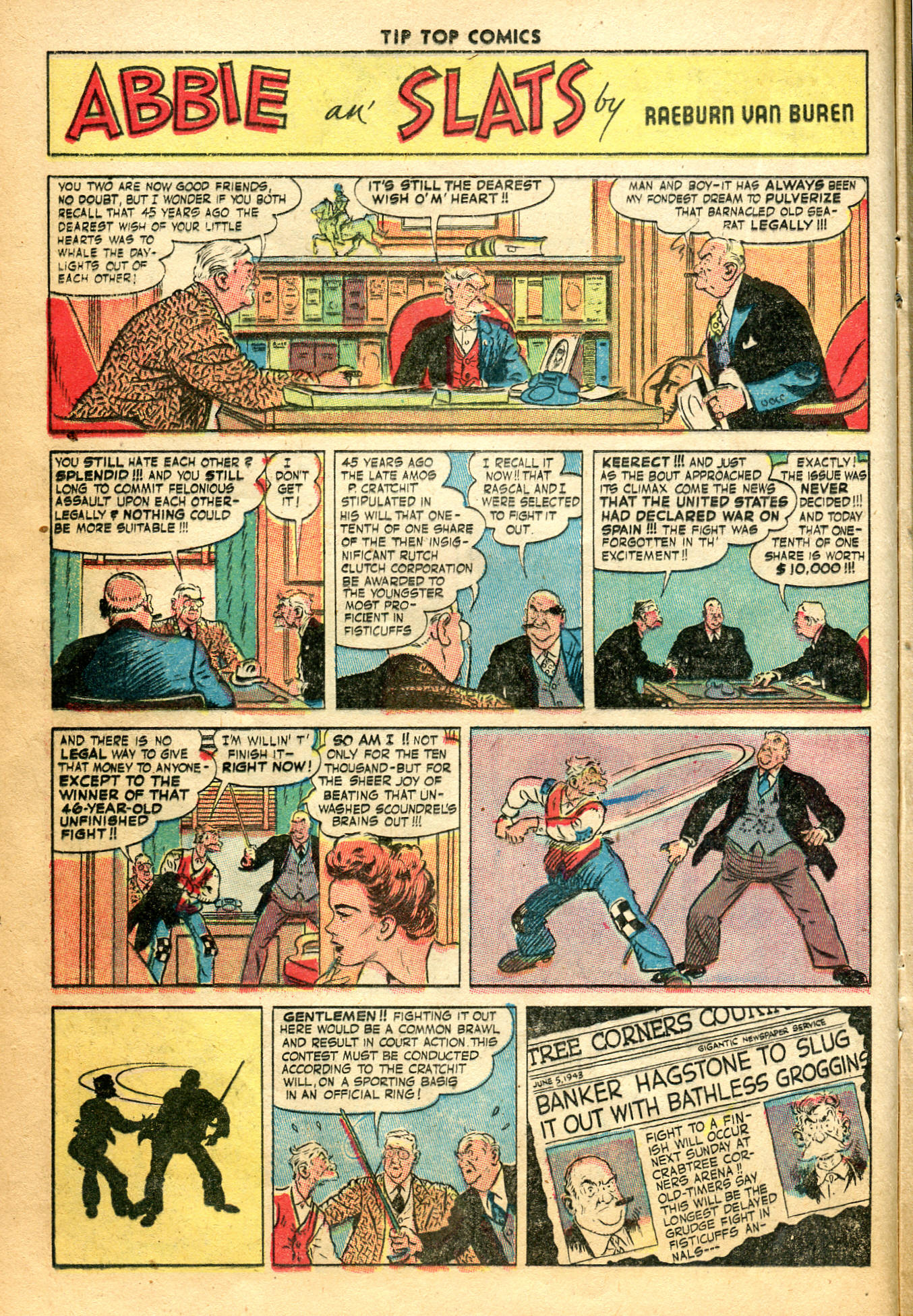 Read online Tip Top Comics comic -  Issue #132 - 22