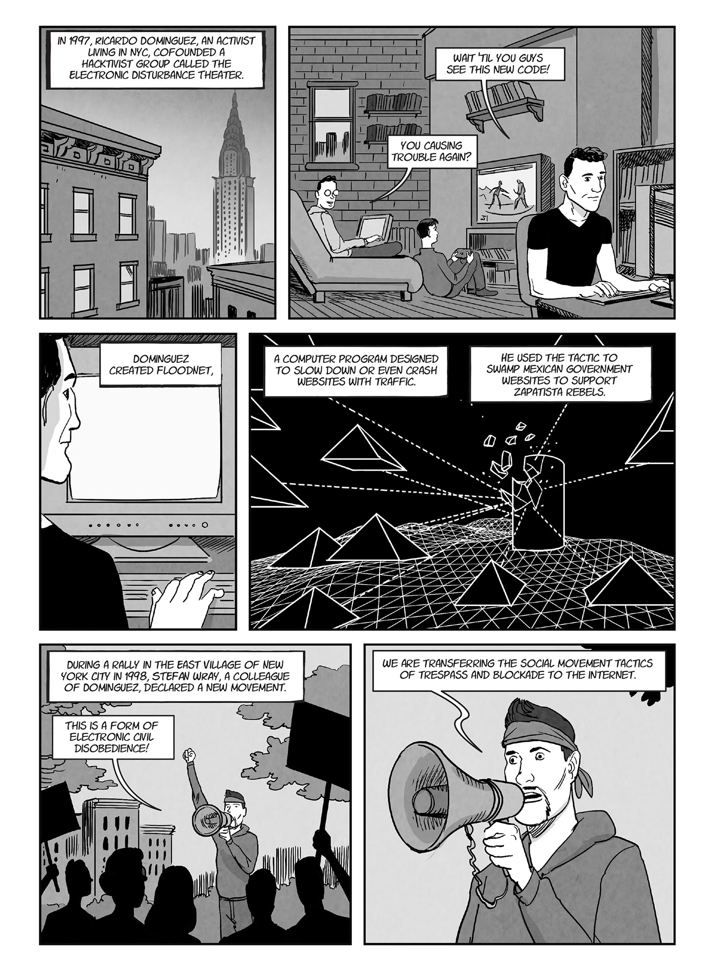 Read online A for Anonymous: How a Mysterious Hacker Collective Transformed the World comic -  Issue # TPB - 24