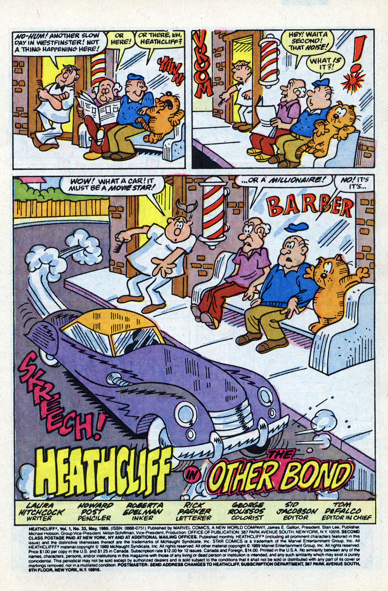 Read online Heathcliff comic -  Issue #33 - 3