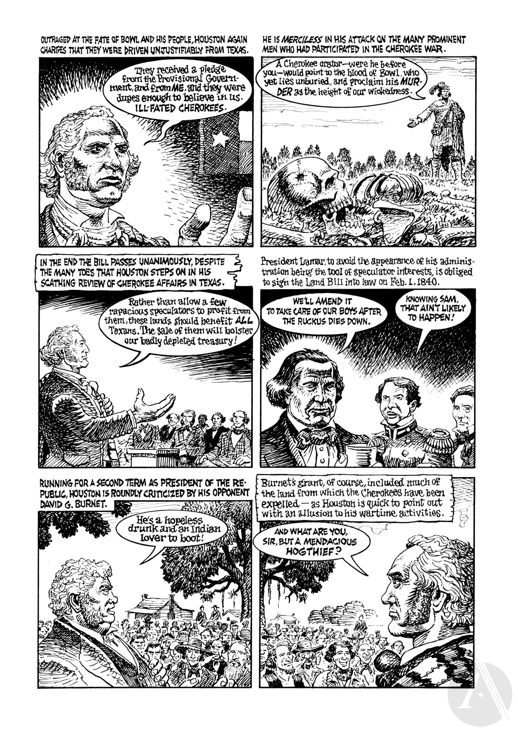 Read online Indian Lover: Sam Houston & the Cherokees comic -  Issue # TPB - 94