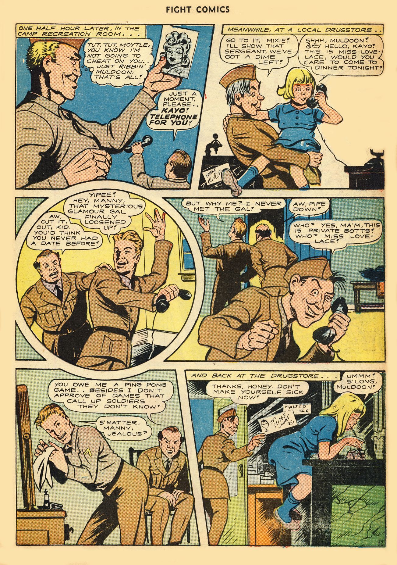 Read online Fight Comics comic -  Issue #31 - 31