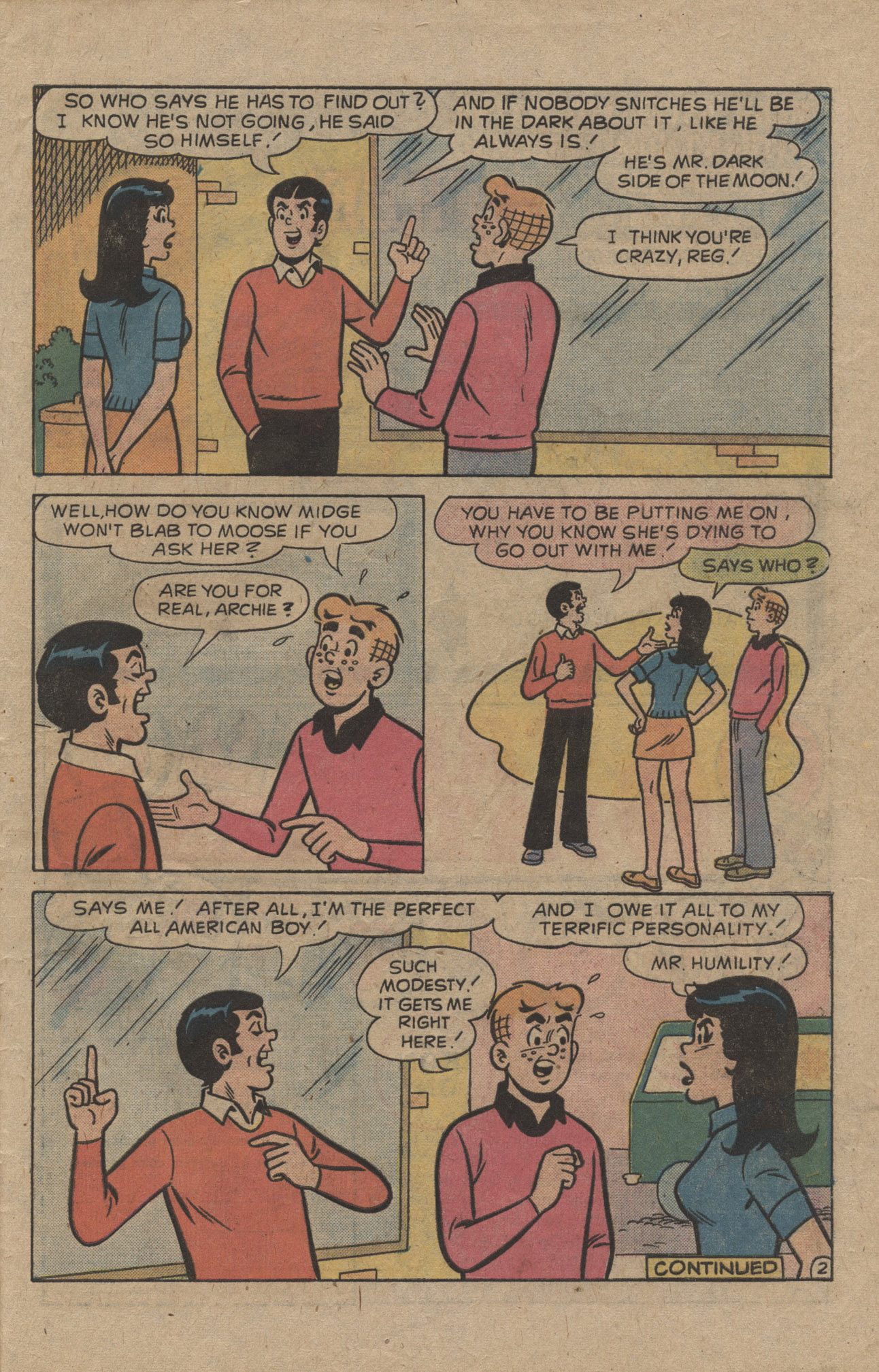 Read online Reggie and Me (1966) comic -  Issue #81 - 27
