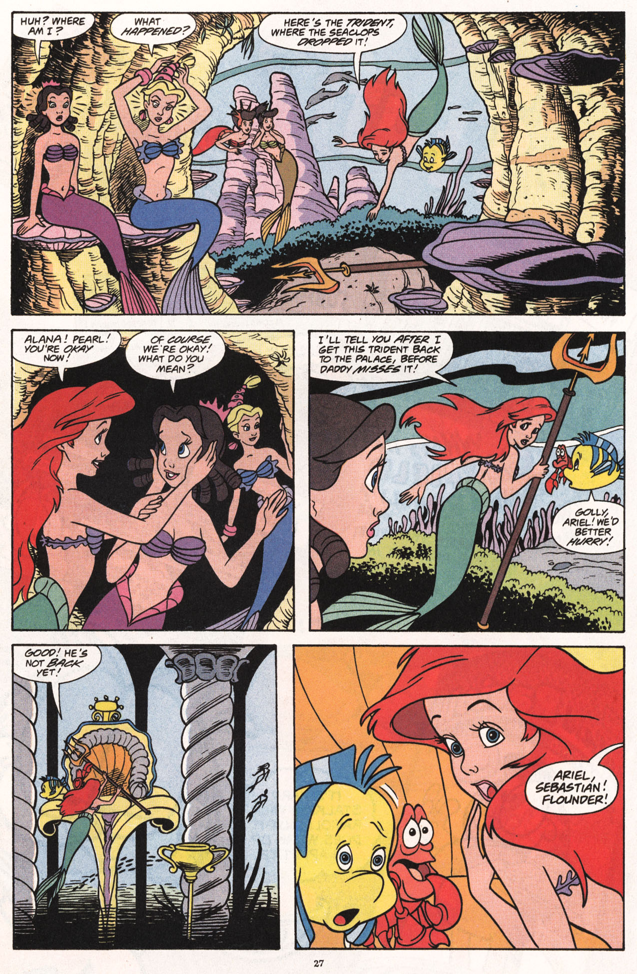 Read online Disney's The Little Mermaid comic -  Issue #3 - 28