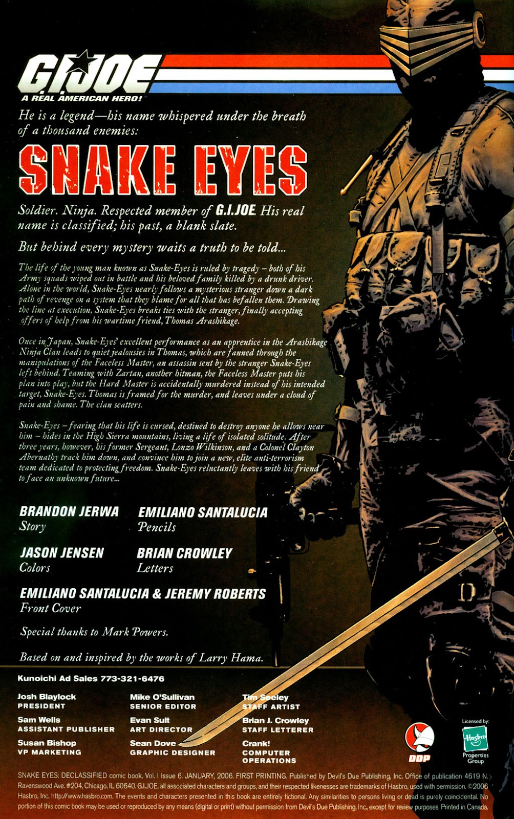 Snake Eyes: Declassified issue 6 - Page 2