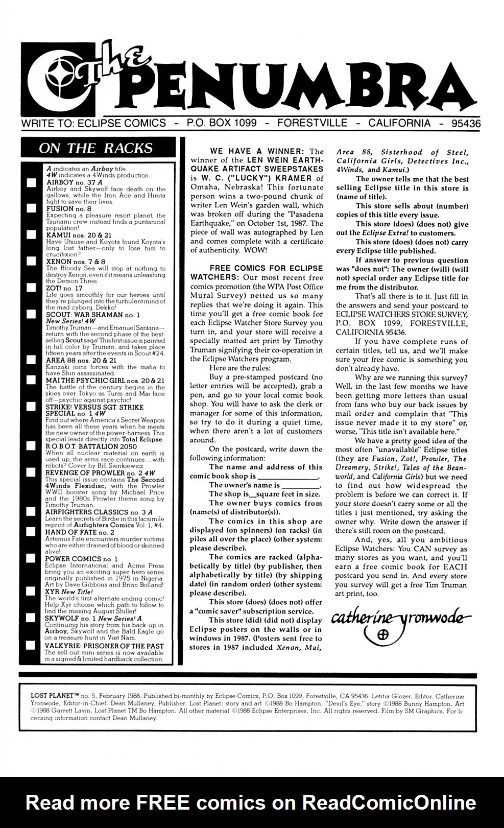 Read online Lost Planet comic -  Issue #5 - 2