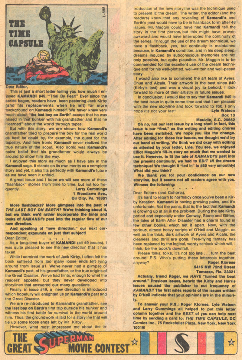 Read online Kamandi, The Last Boy On Earth comic -  Issue #52 - 20