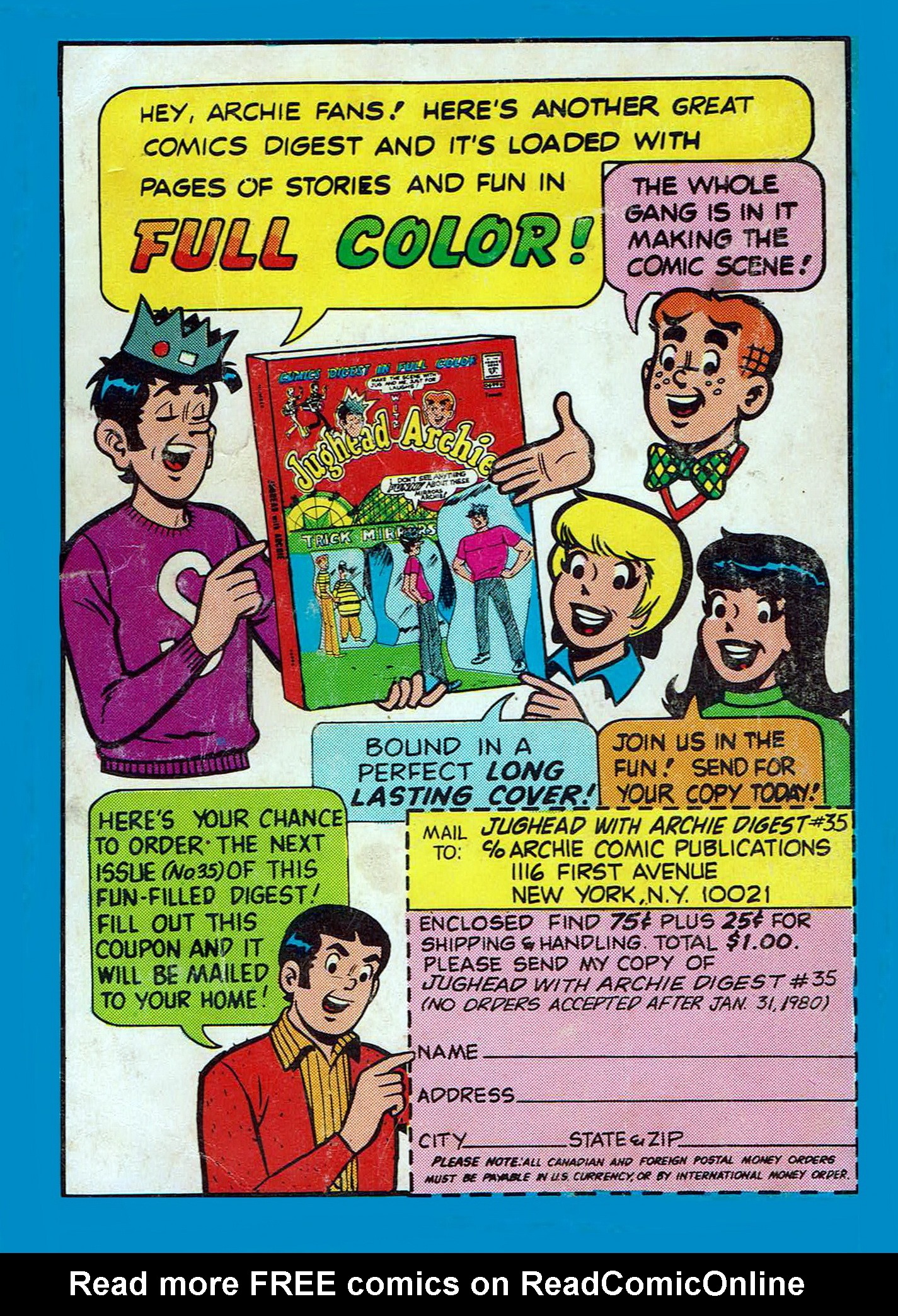 Read online Archie Digest Magazine comic -  Issue #38 - 131