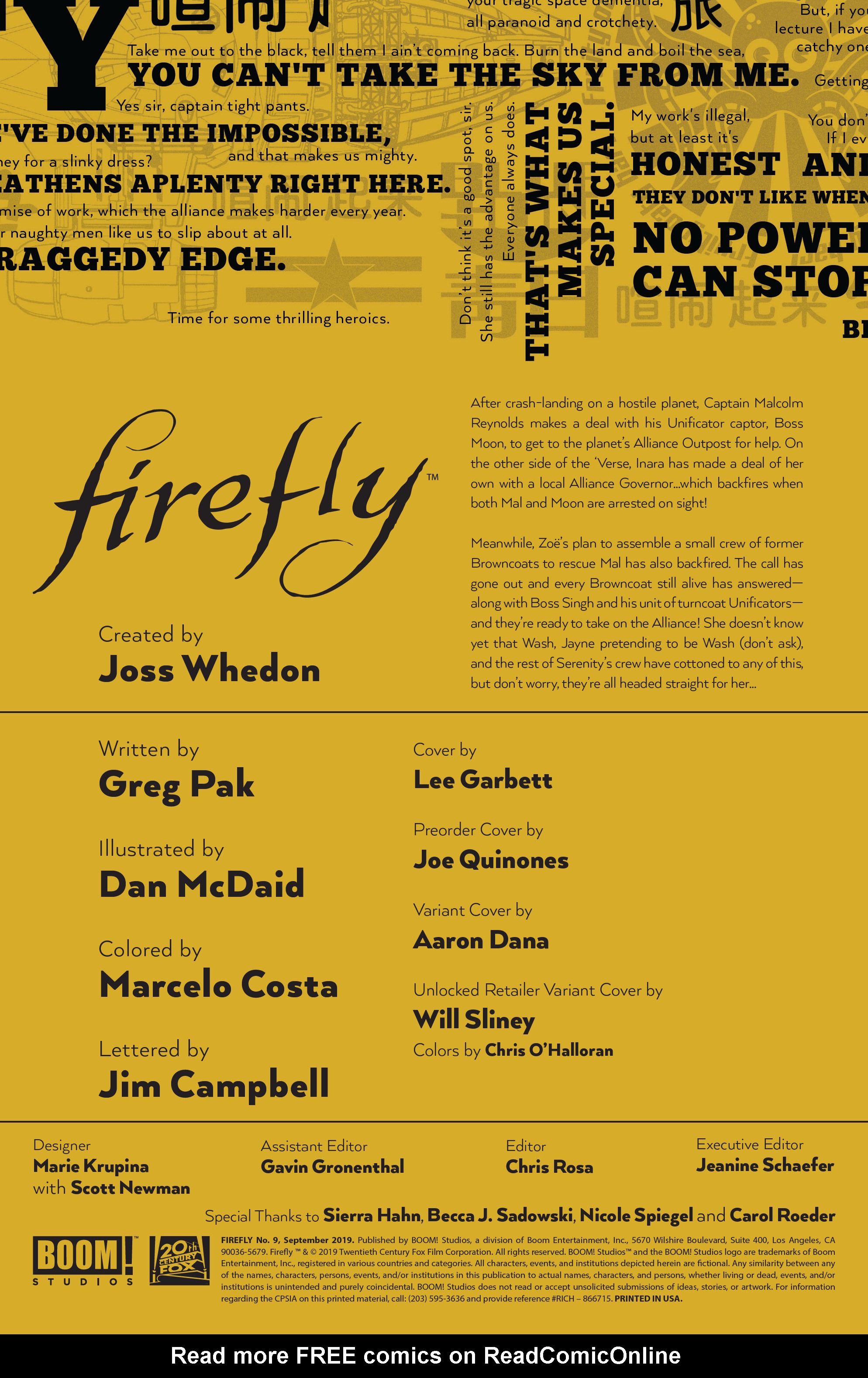 Read online Firefly comic -  Issue #9 - 2