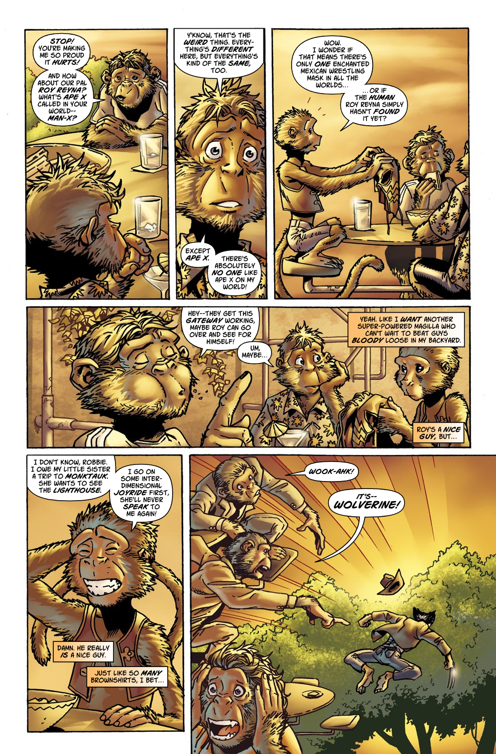 Read online Marvel Apes comic -  Issue #2 - 10