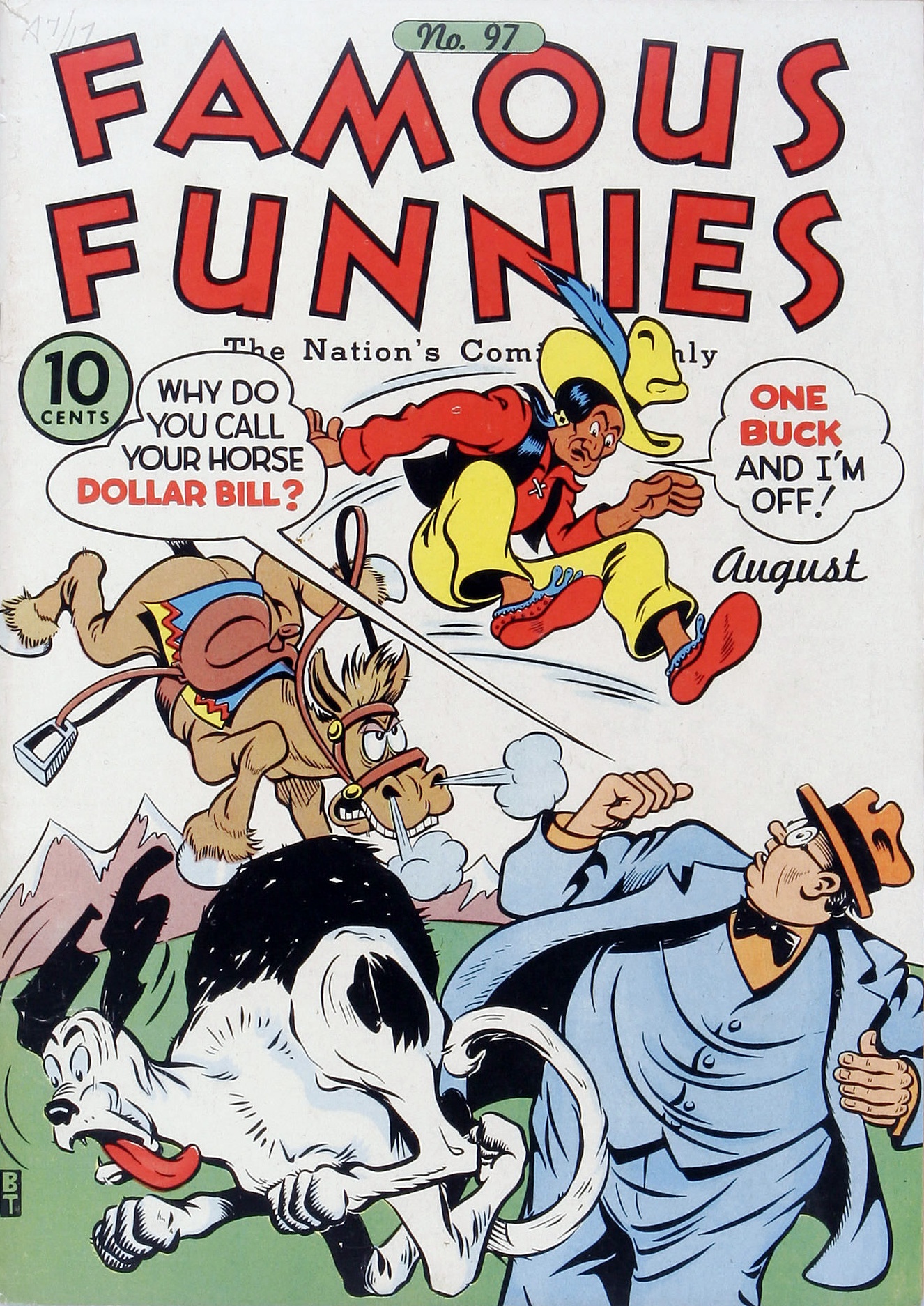 Read online Famous Funnies comic -  Issue #97 - 1