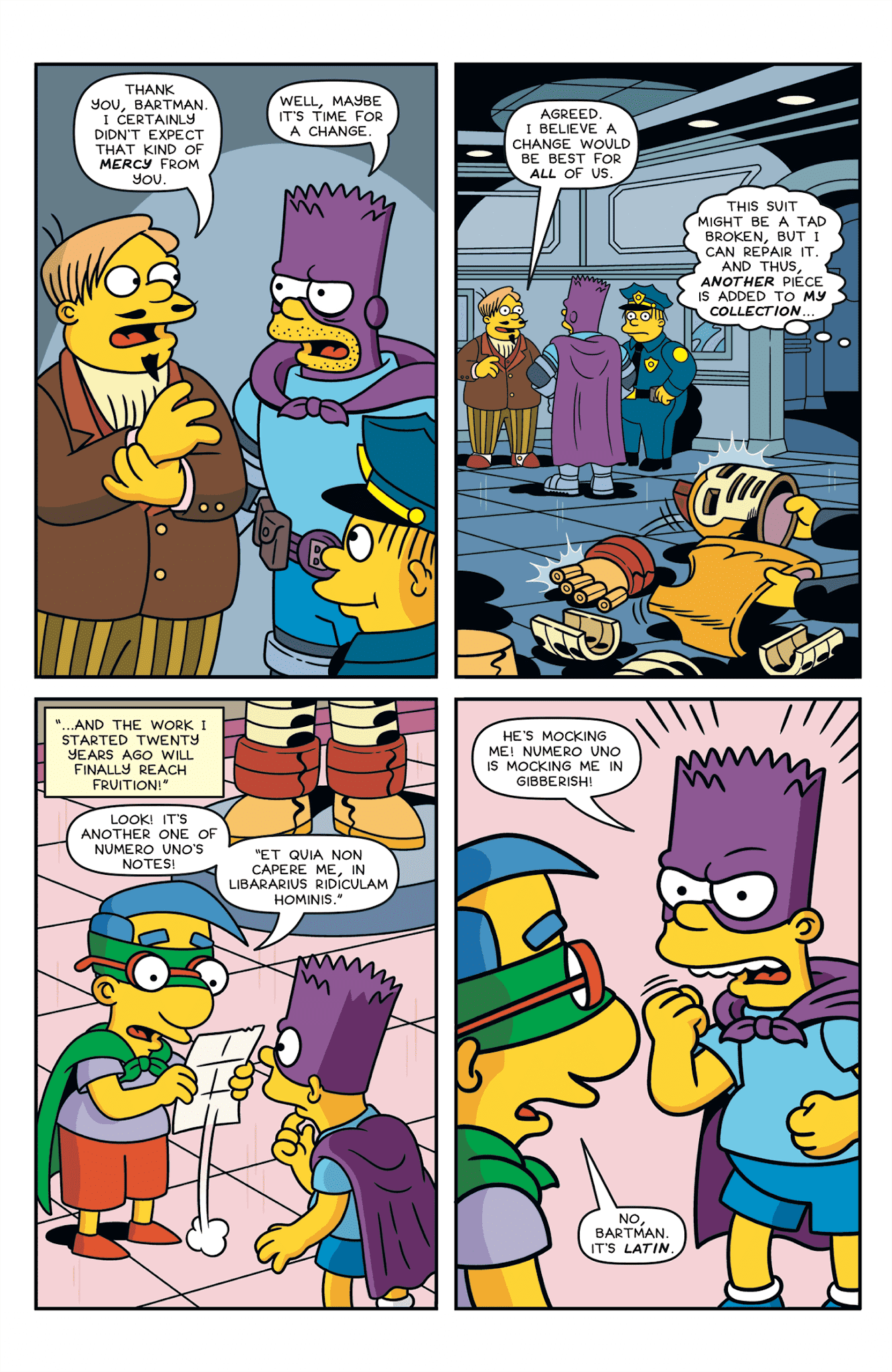 Read online Simpsons One-Shot Wonders: Bartman Spectacularly Super Secret Saga comic -  Issue #1 - 20