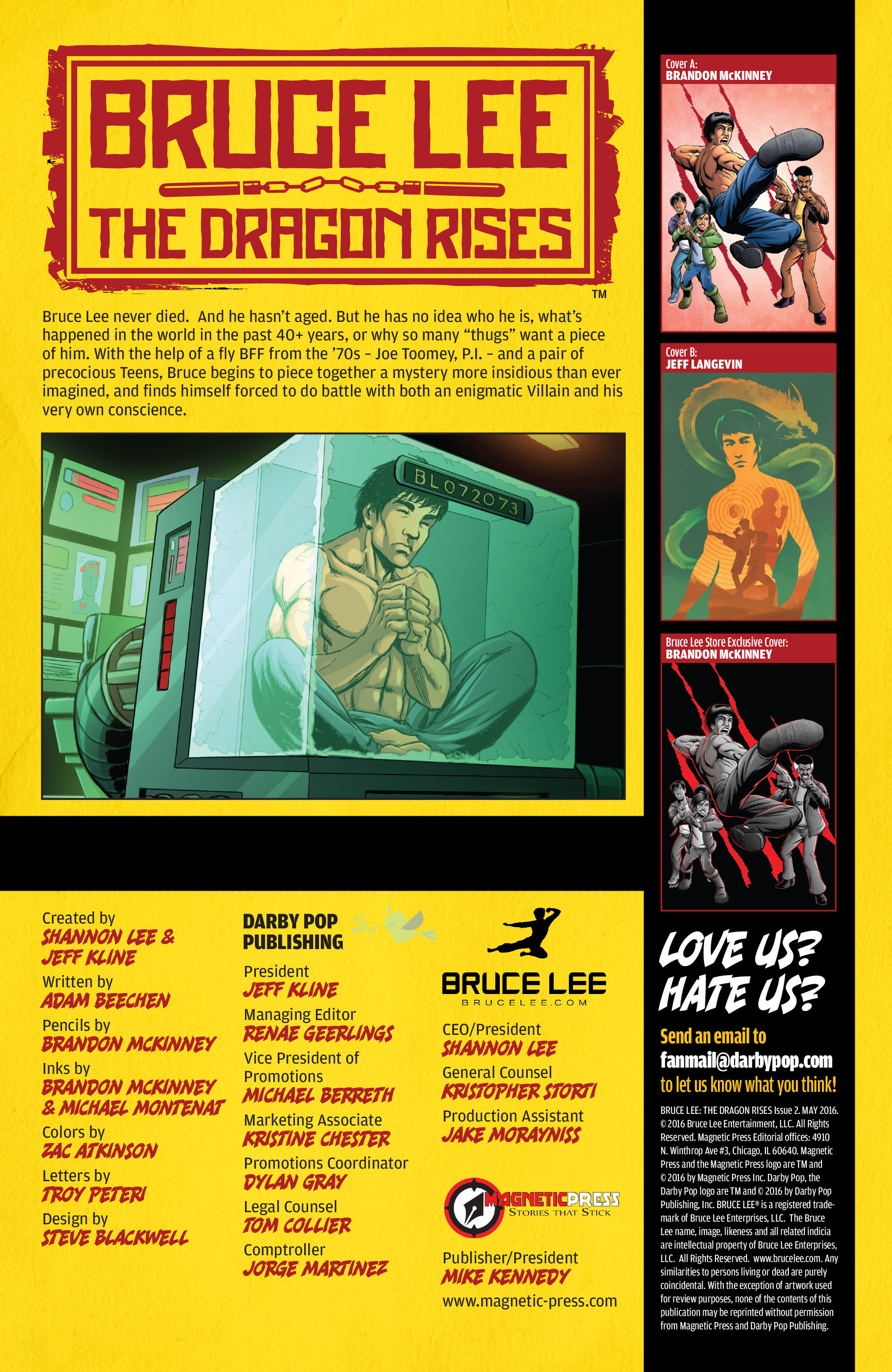 Read online Bruce Lee: The Dragon Rises comic -  Issue #2 - 2