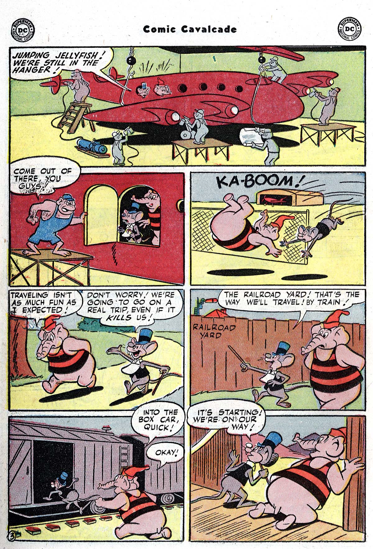 Read online Comic Cavalcade comic -  Issue #58 - 50