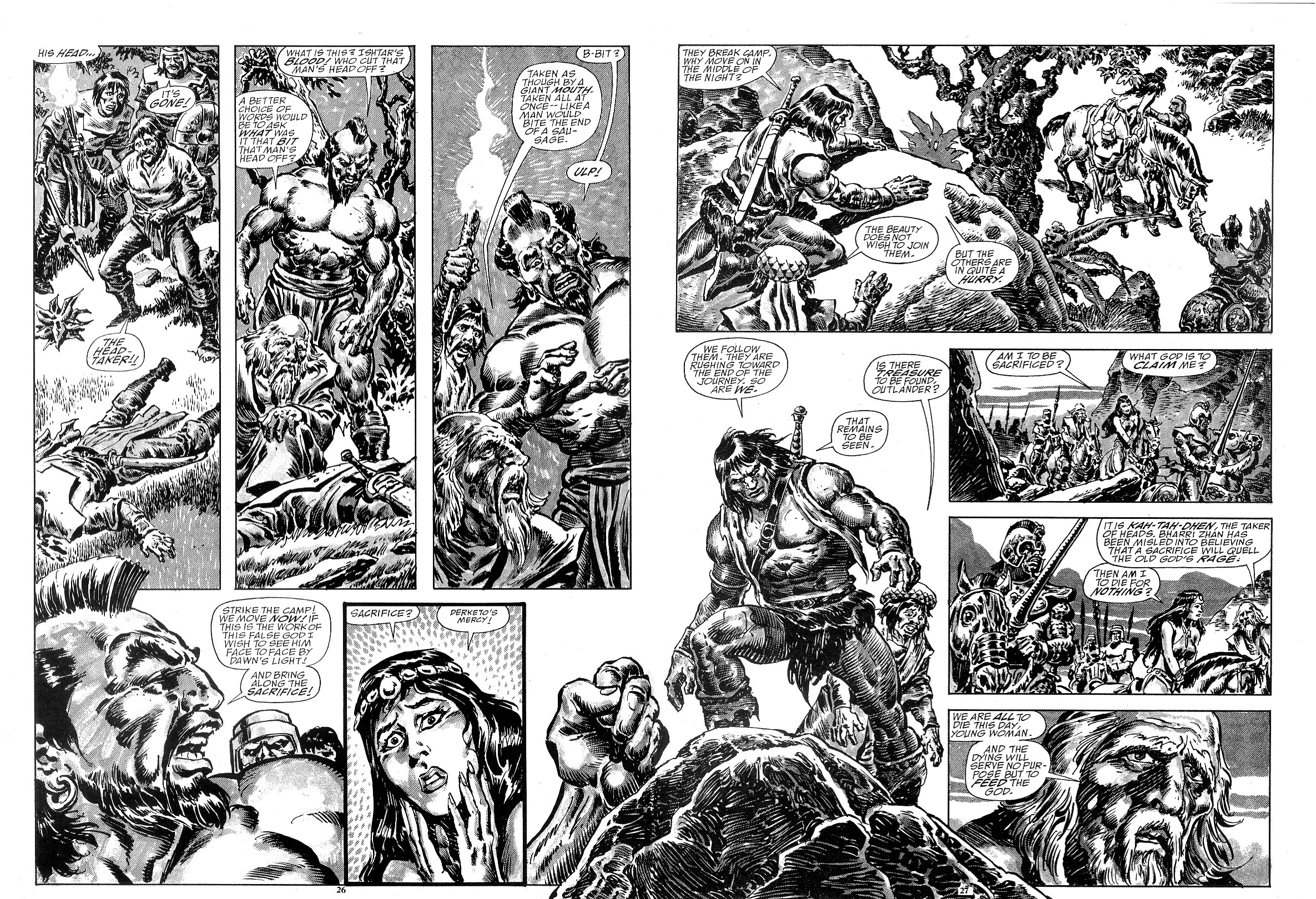 Read online The Savage Sword Of Conan comic -  Issue #183 - 20