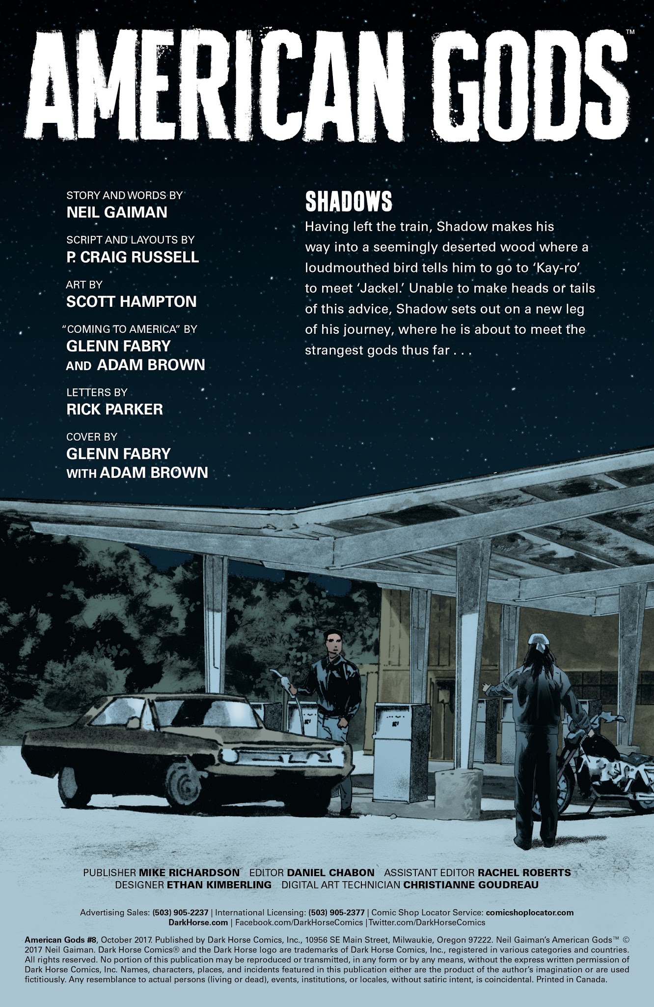 Read online American Gods: Shadows comic -  Issue #8 - 2
