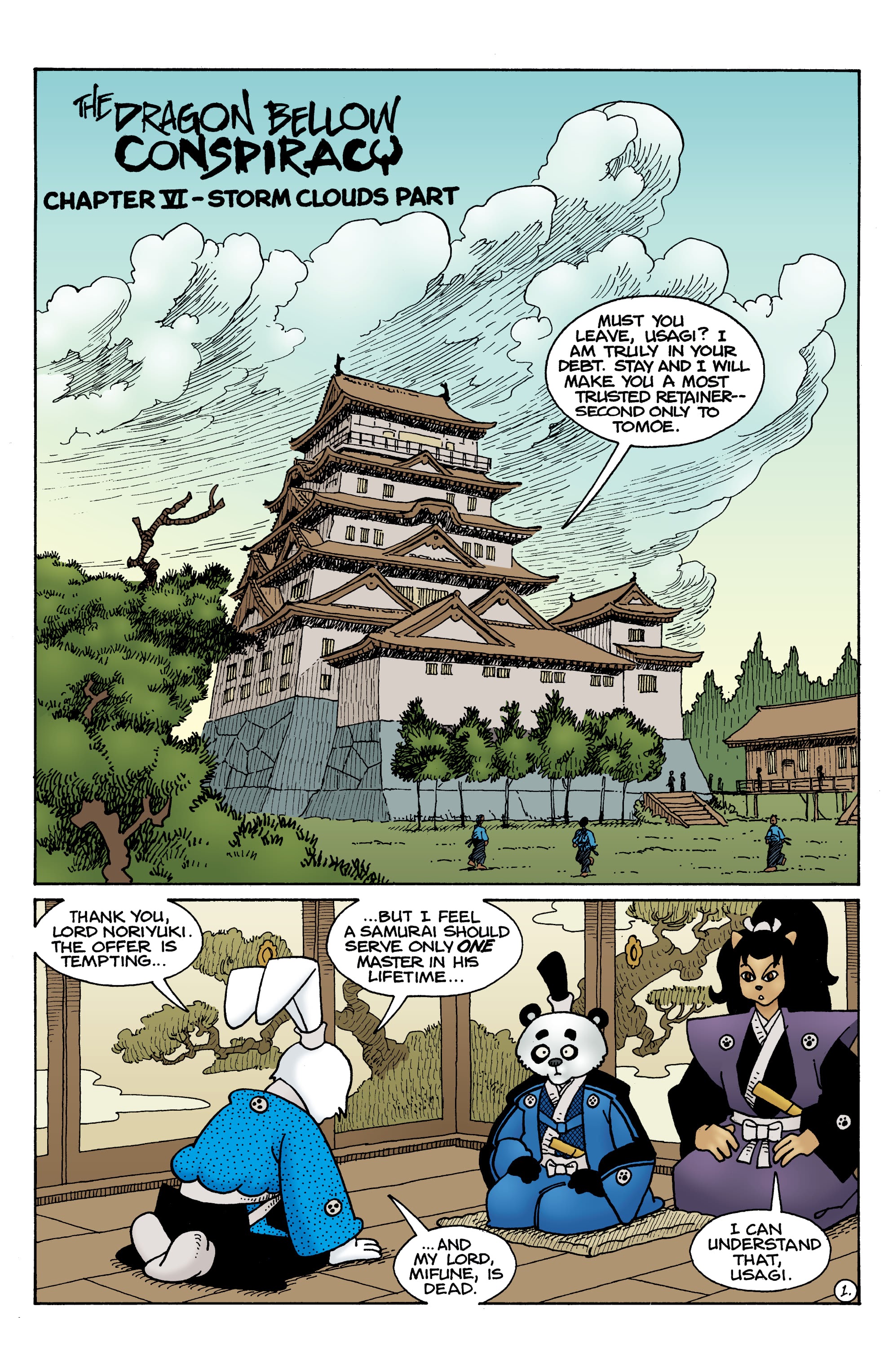 Read online Usagi Yojimbo: The Dragon Bellow Conspiracy comic -  Issue #6 - 3