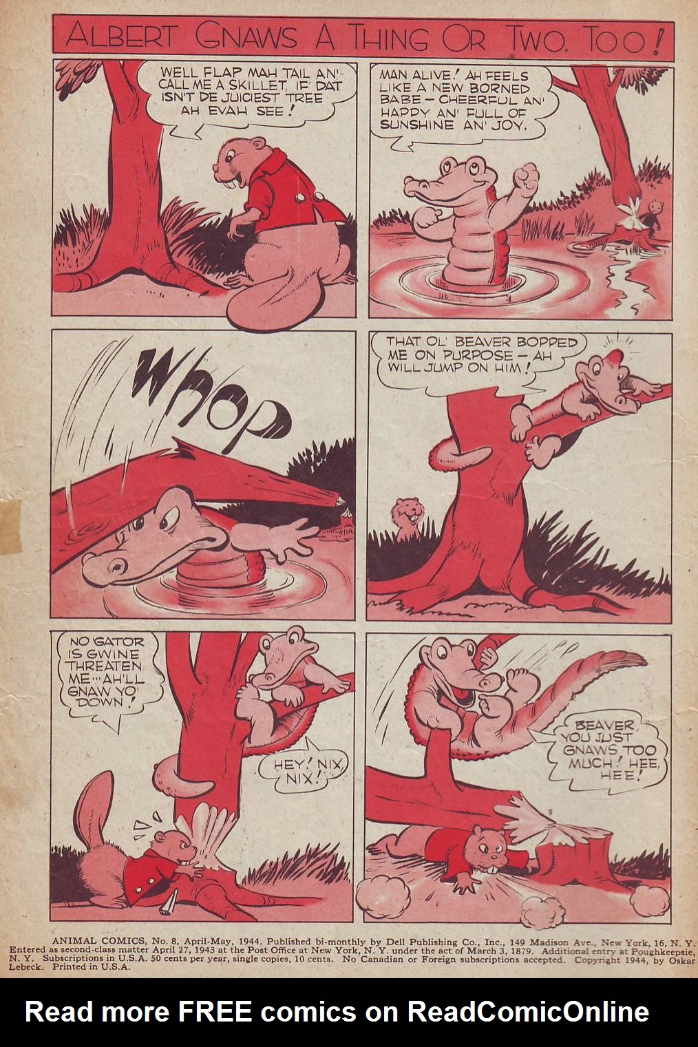 Read online Animal Comics comic -  Issue #8 - 2