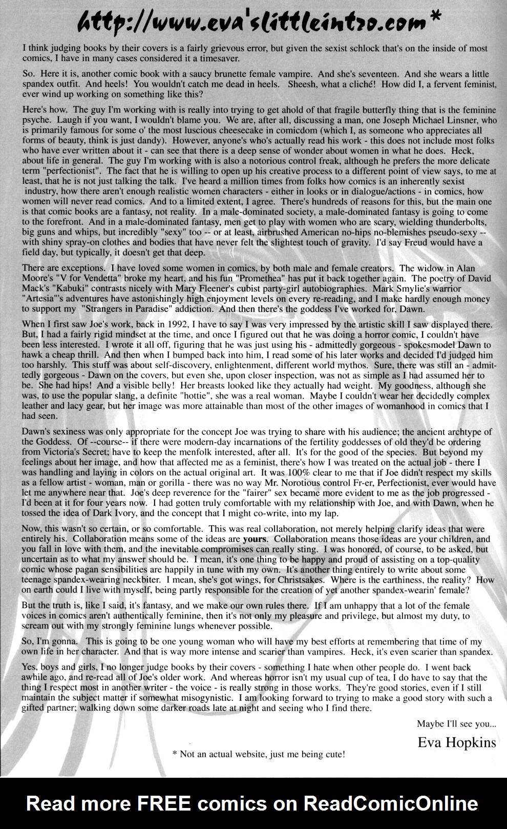Read online Dark Ivory (2001) comic -  Issue # Full - 7