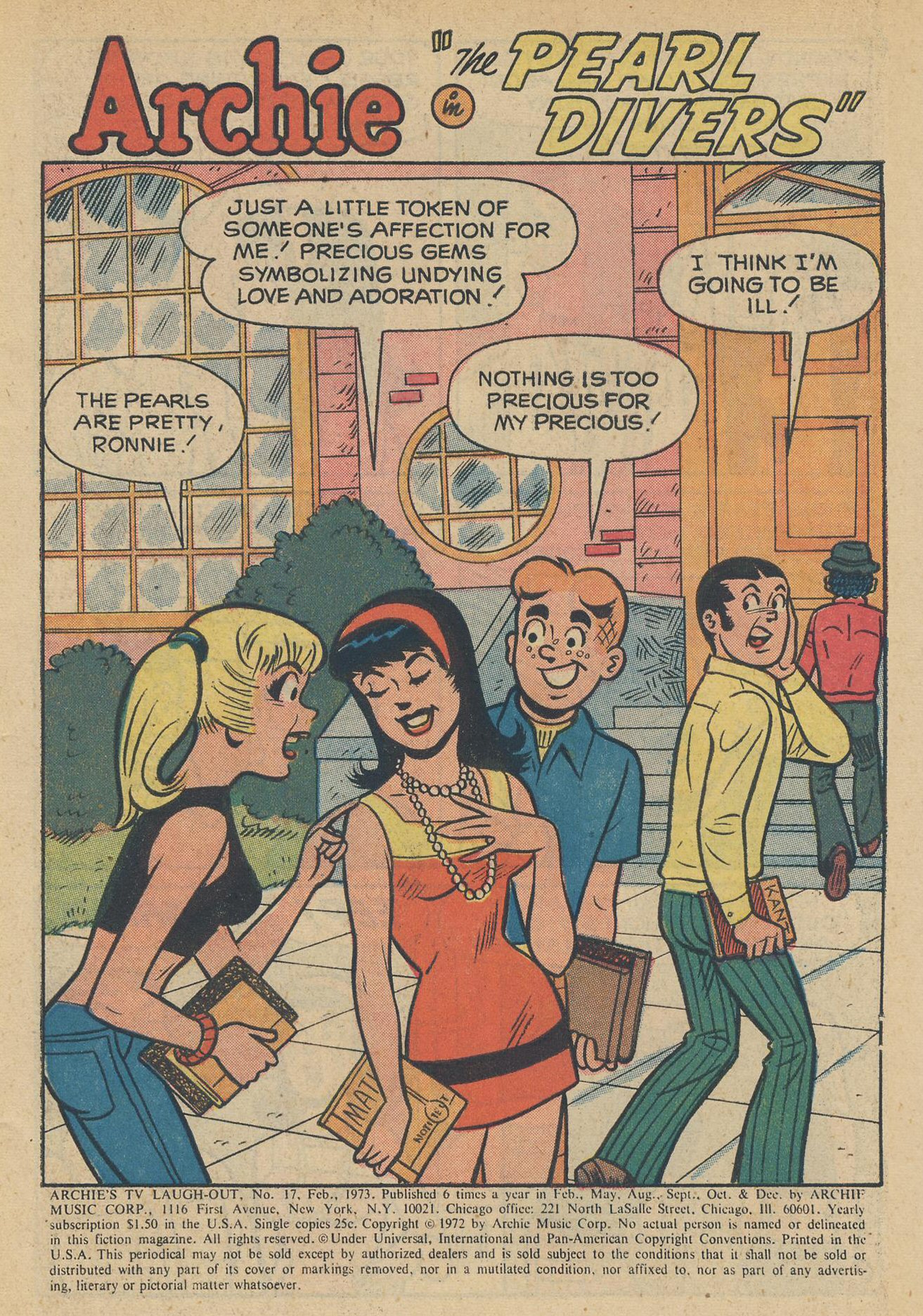 Read online Archie's TV Laugh-Out comic -  Issue #17 - 3