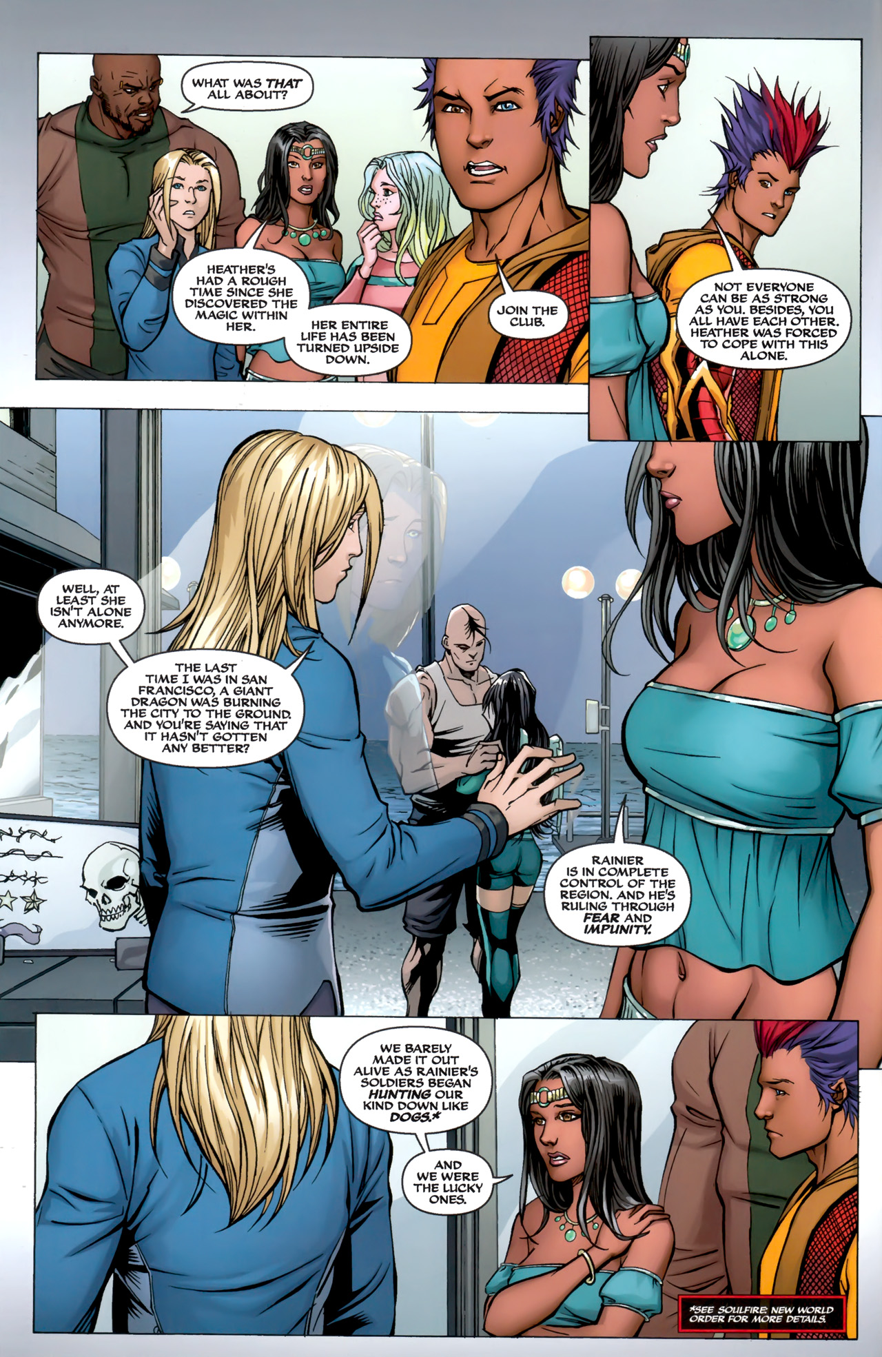 Read online Michael Turner's Soulfire (2009) comic -  Issue #6 - 8