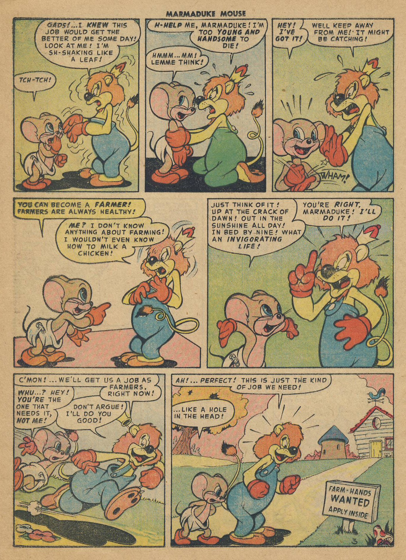 Read online Marmaduke Mouse comic -  Issue #54 - 20