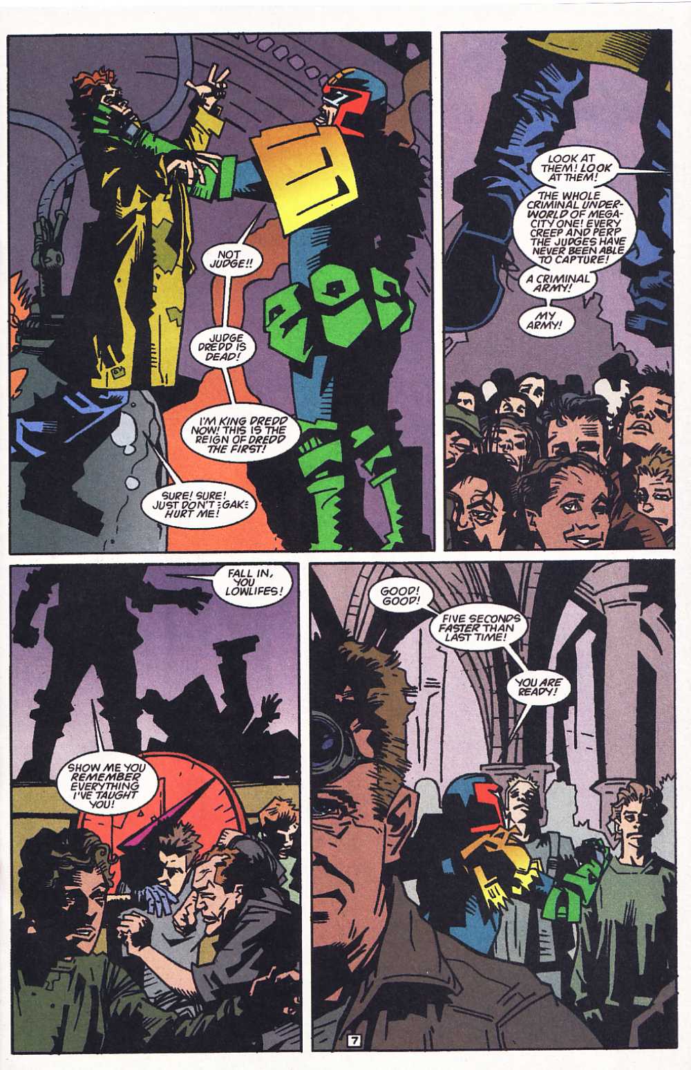 Read online Judge Dredd: Legends of the Law comic -  Issue #10 - 7