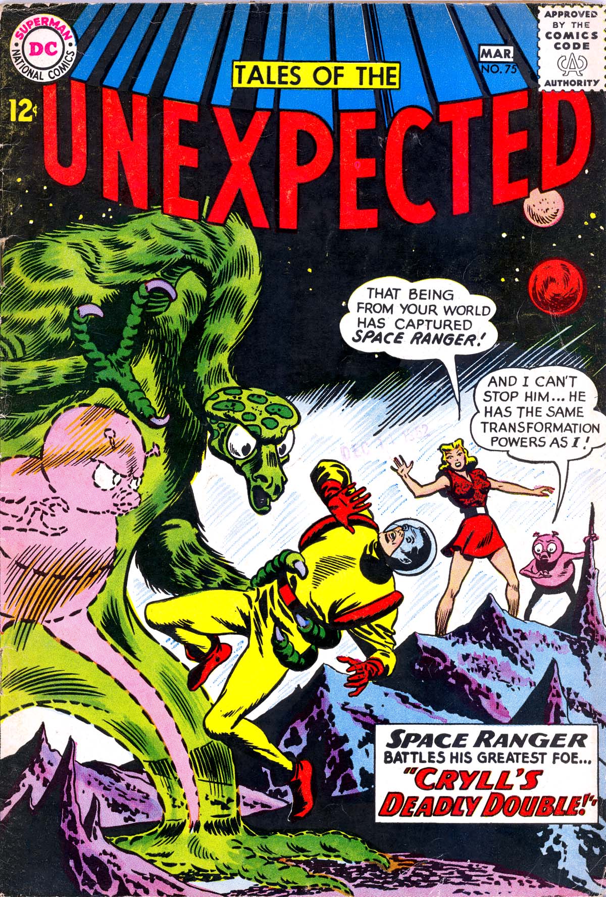 Read online Tales of the Unexpected comic -  Issue #75 - 1