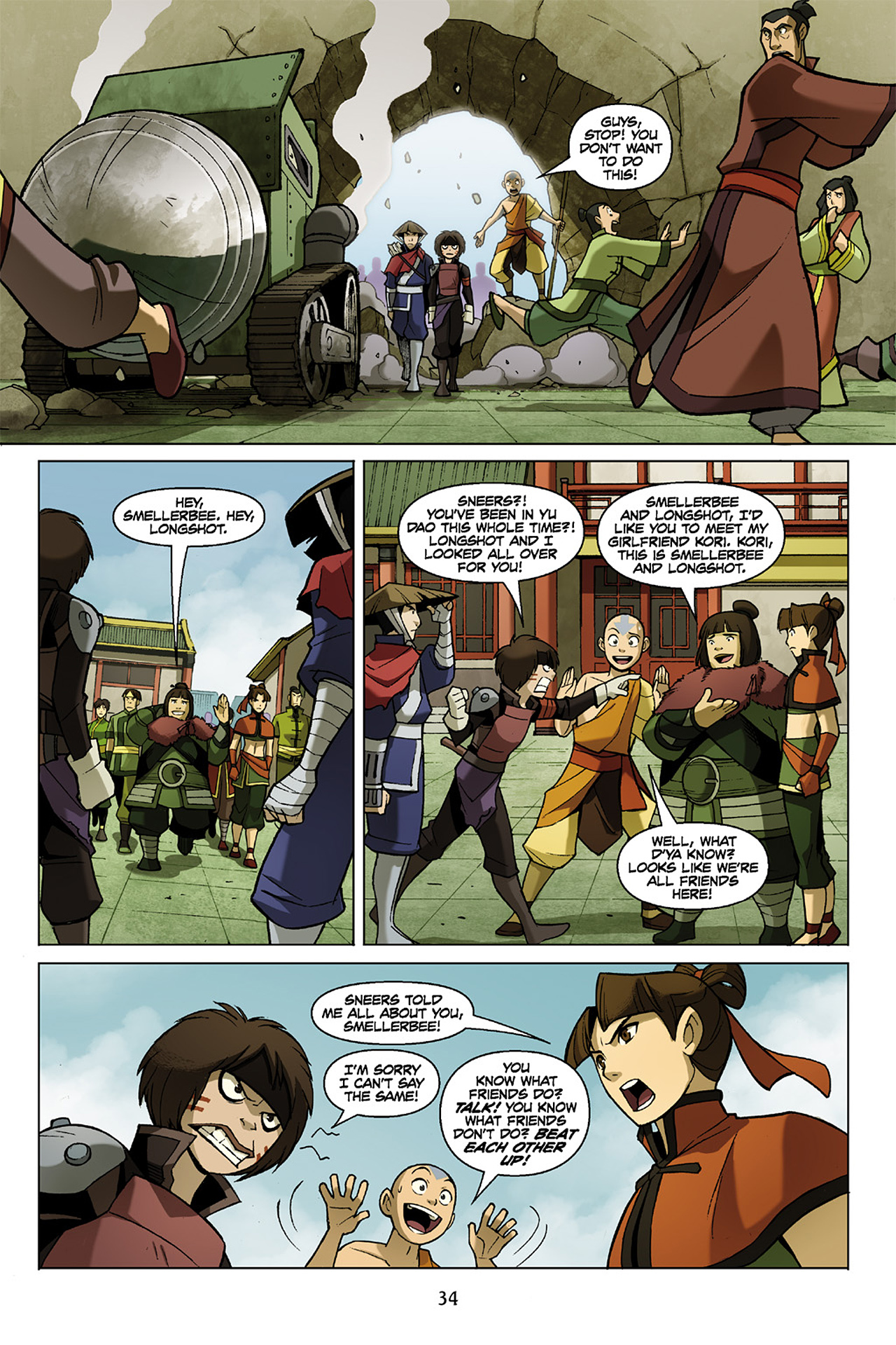 Read online Nickelodeon Avatar: The Last Airbender - The Promise comic -  Issue # Part 3 - 35