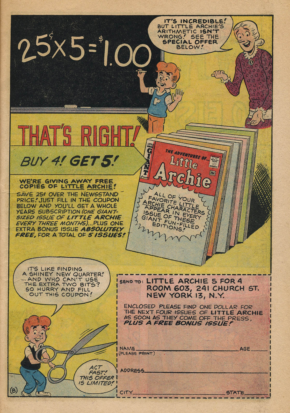 Read online The Adventures of Little Archie comic -  Issue #36 - 13