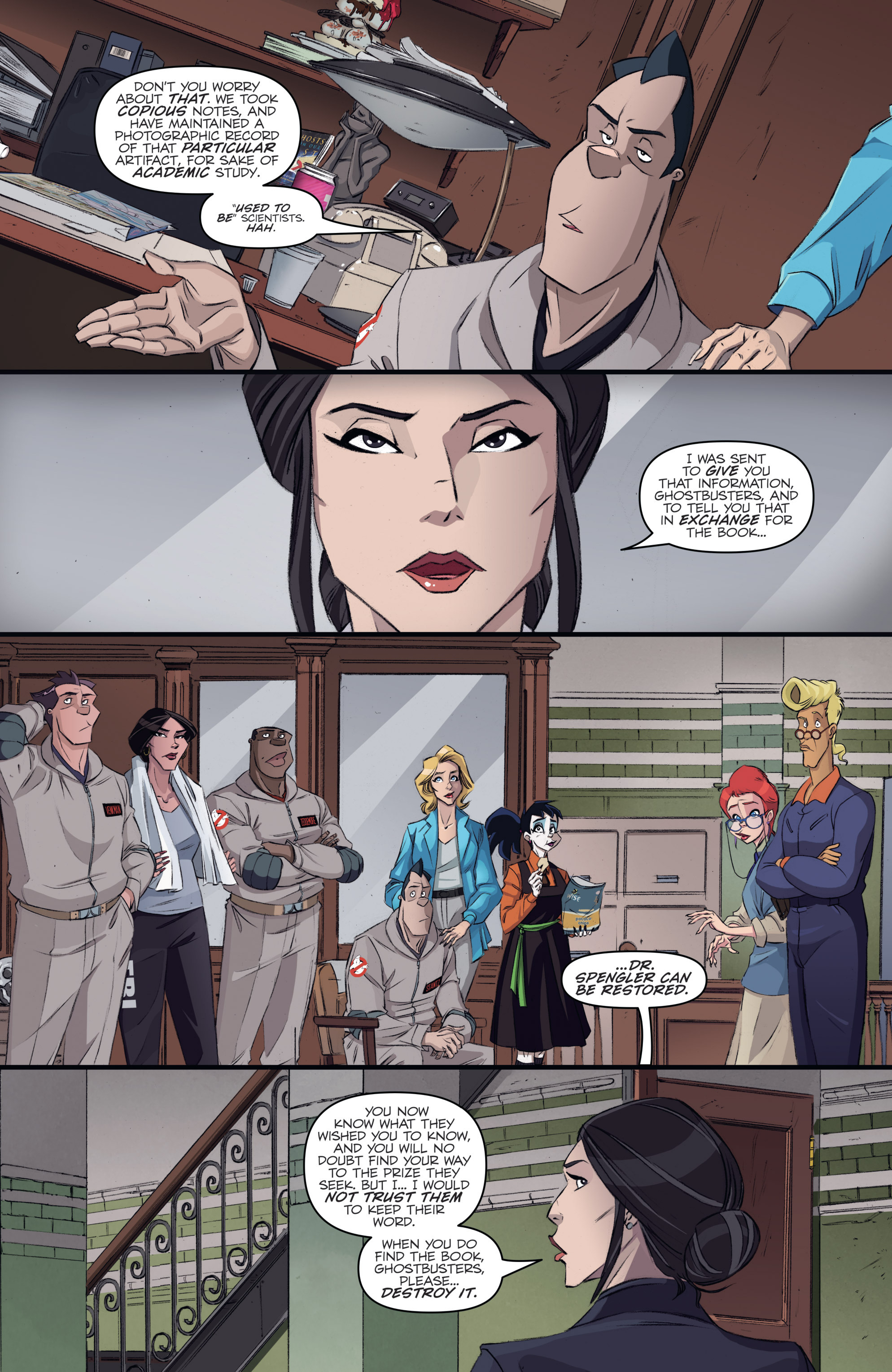Read online Ghostbusters: International comic -  Issue #8 - 23