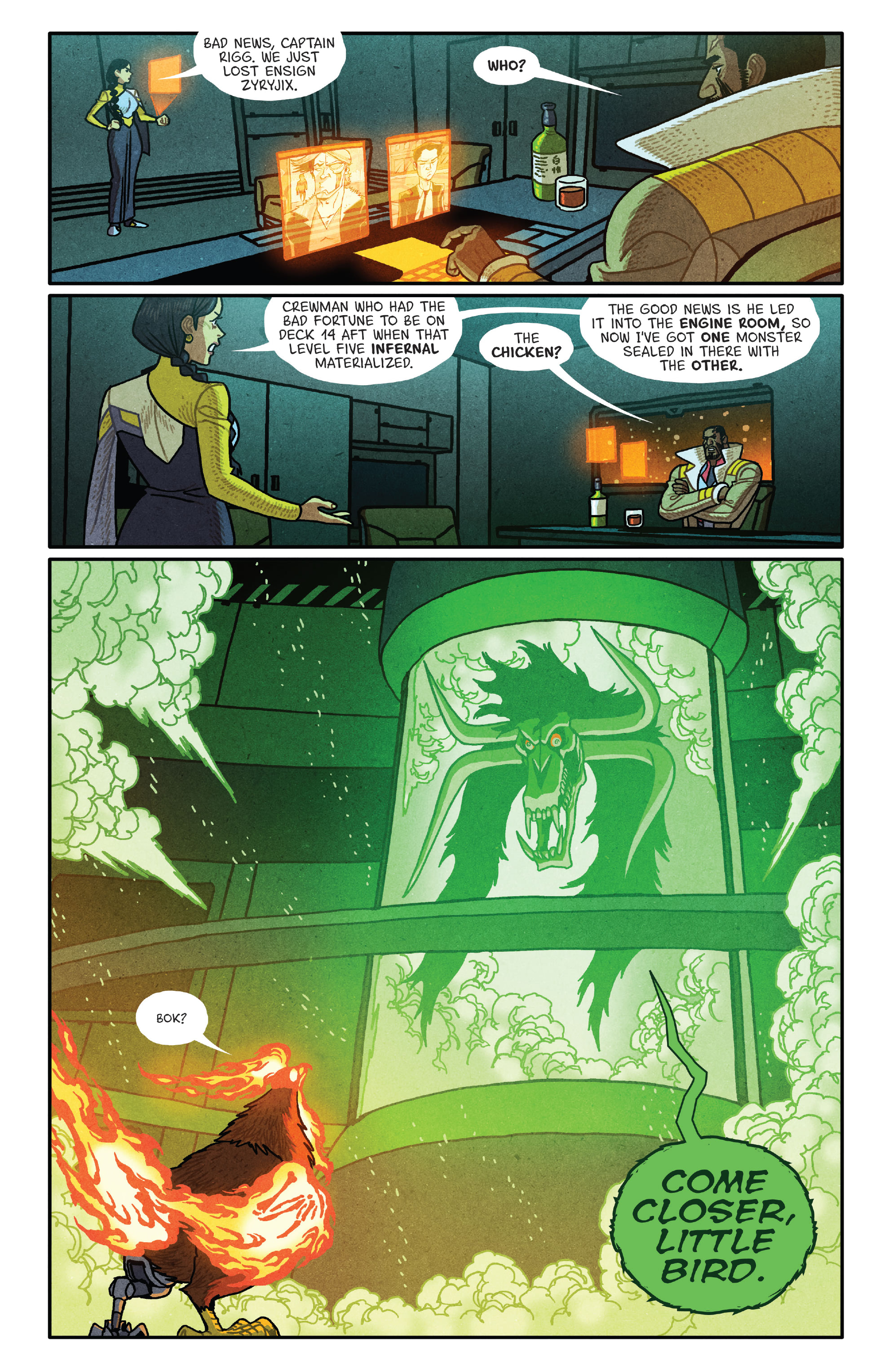 Read online Outer Darkness/Chew comic -  Issue #3 - 5