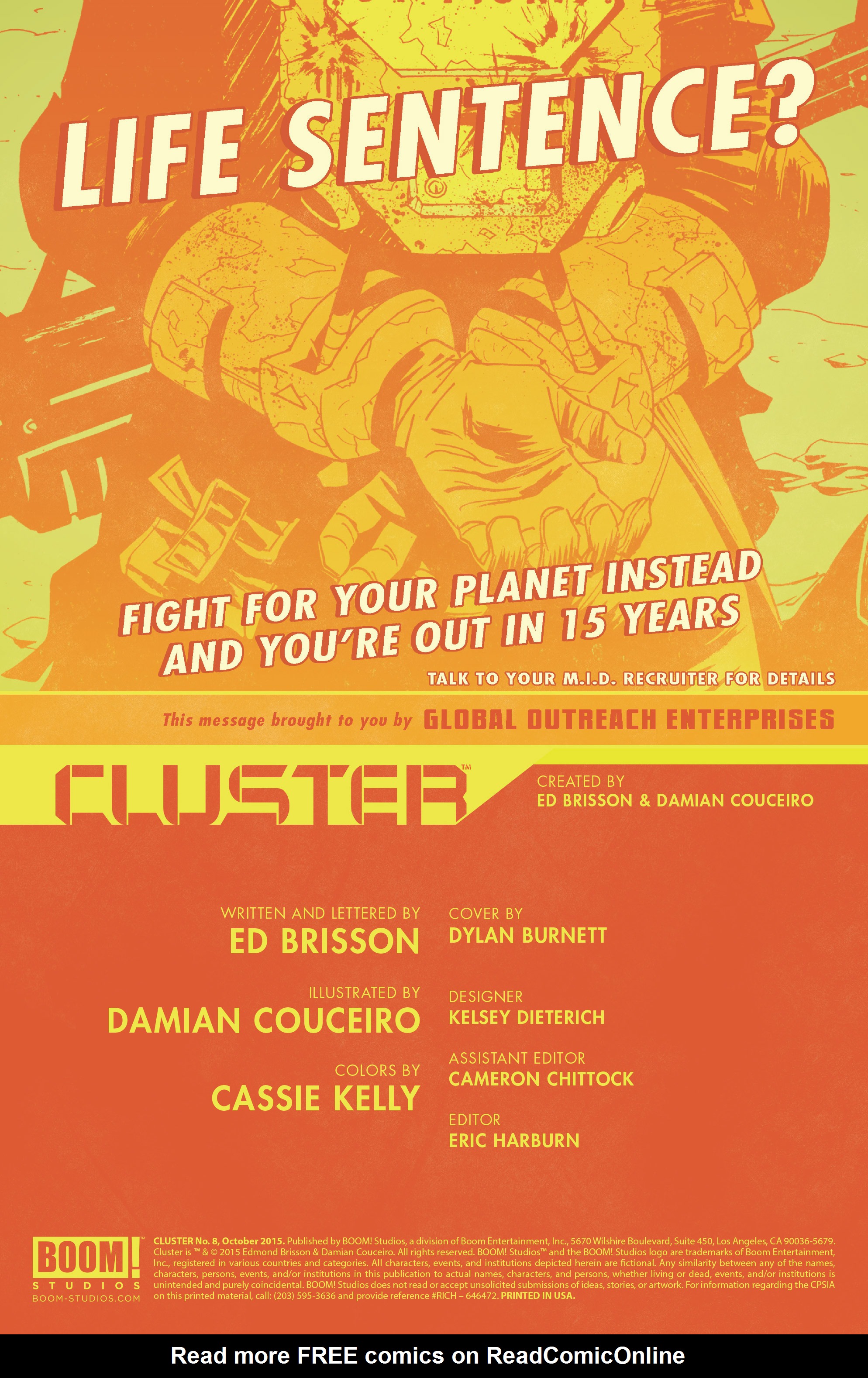 Read online Cluster comic -  Issue #8 - 2