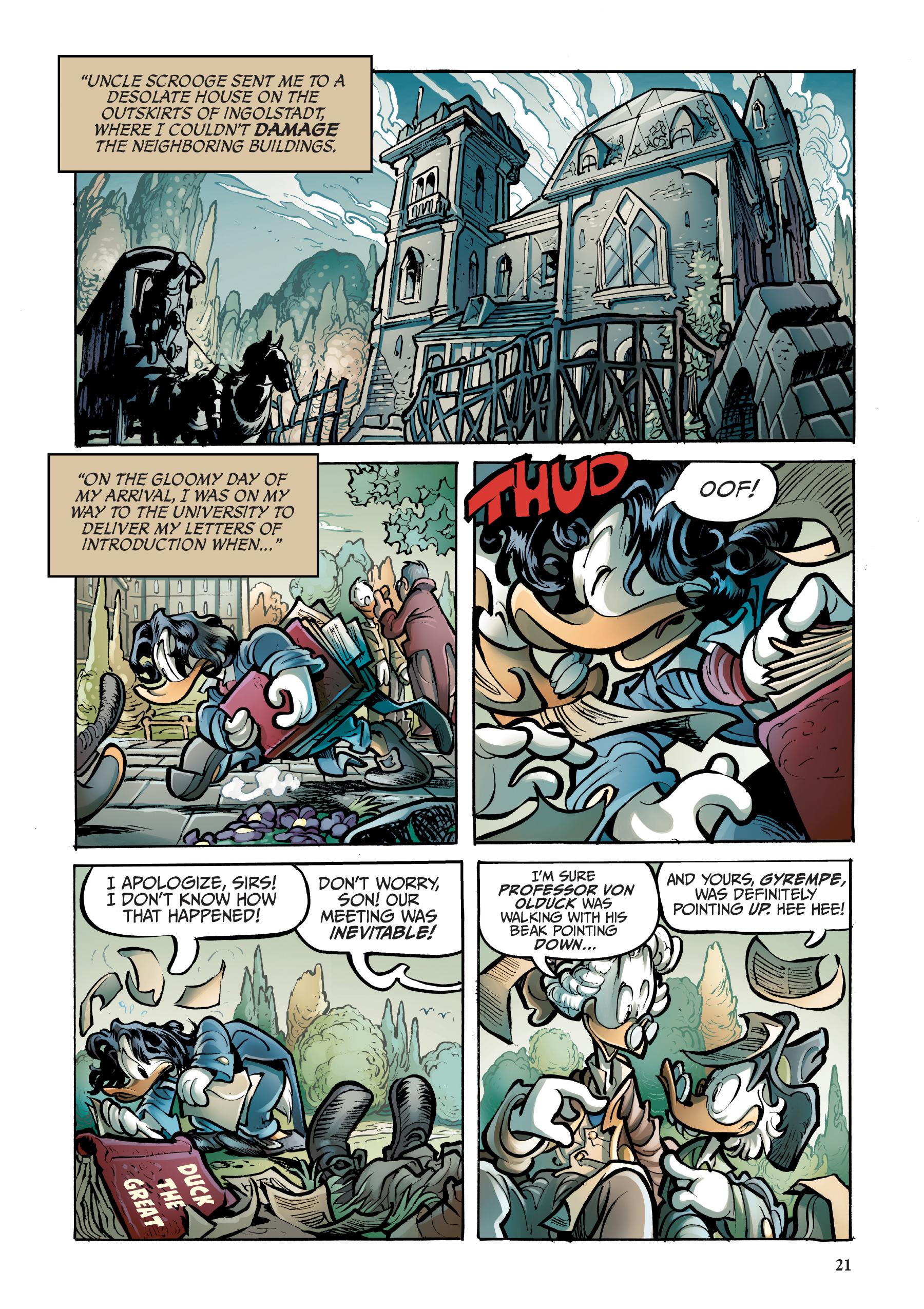 Read online Disney Frankenstein, Starring Donald Duck comic -  Issue # TPB - 21
