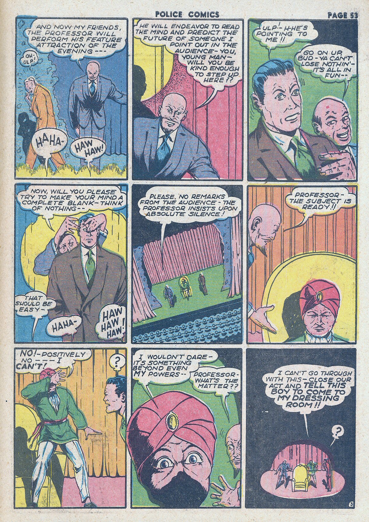 Read online Police Comics comic -  Issue #16 - 54