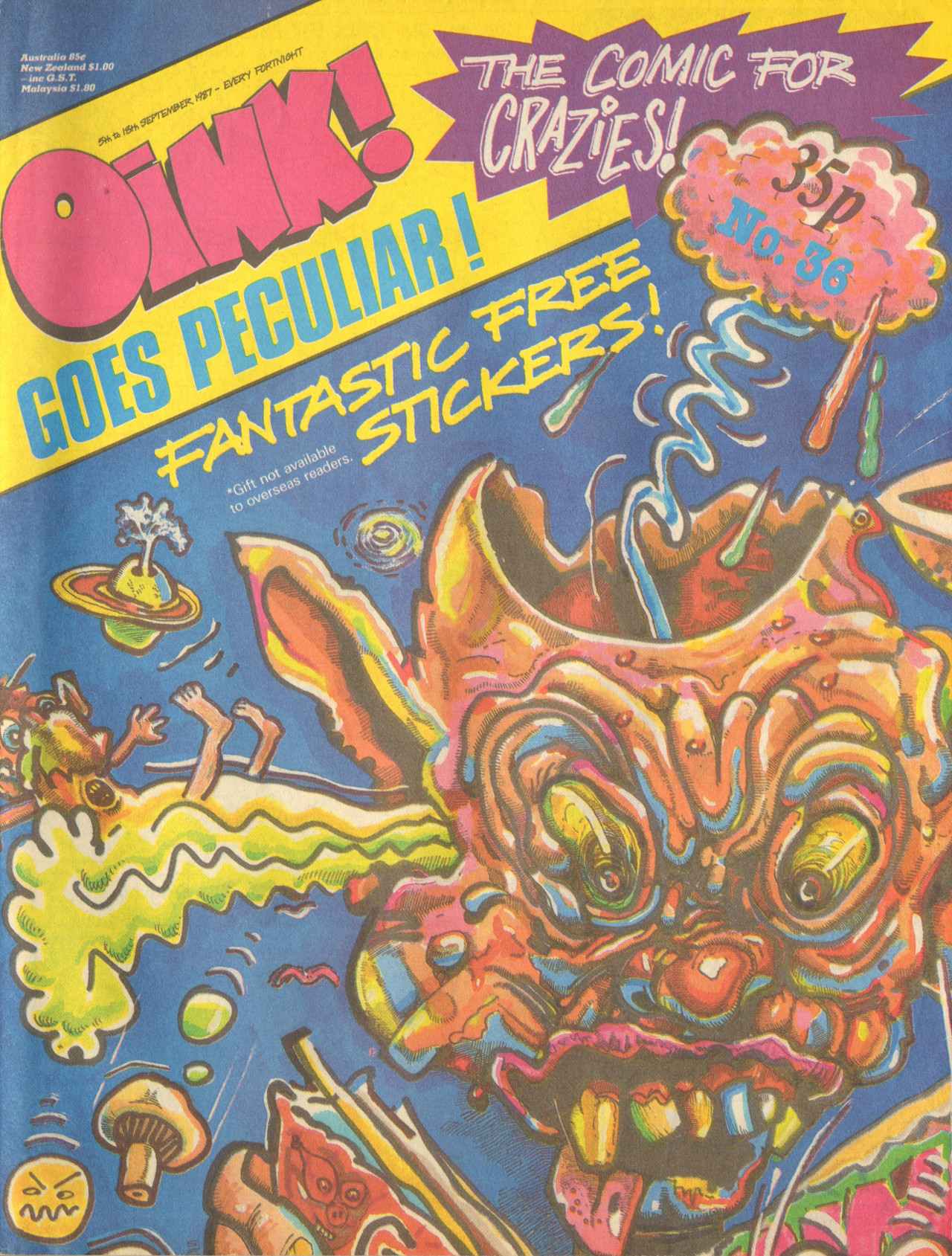 Read online Oink! comic -  Issue #36 - 1