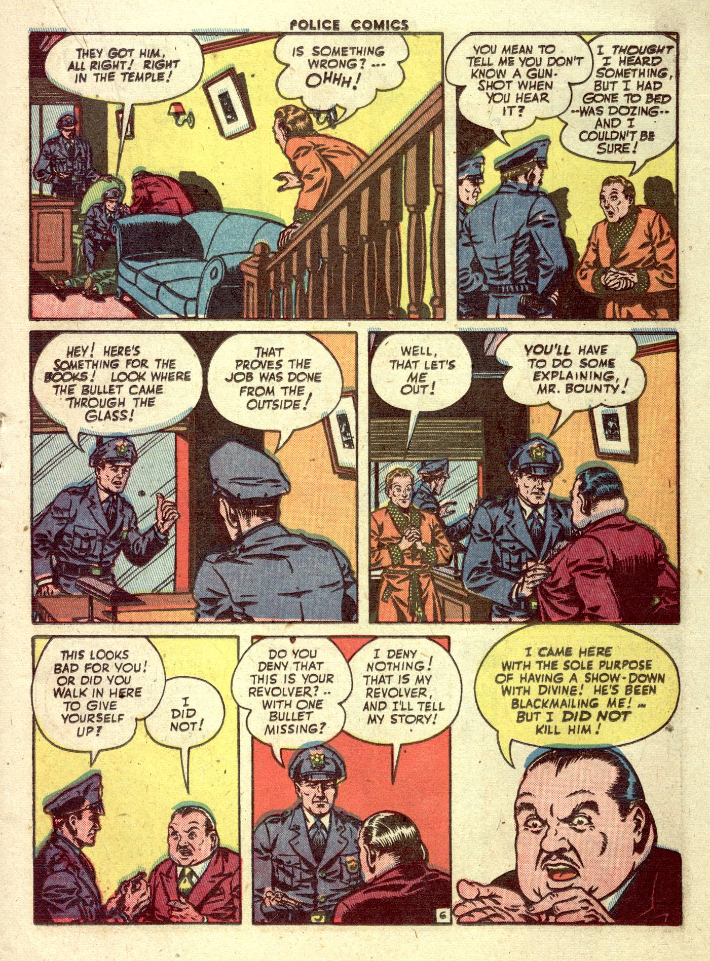 Read online Police Comics comic -  Issue #31 - 35